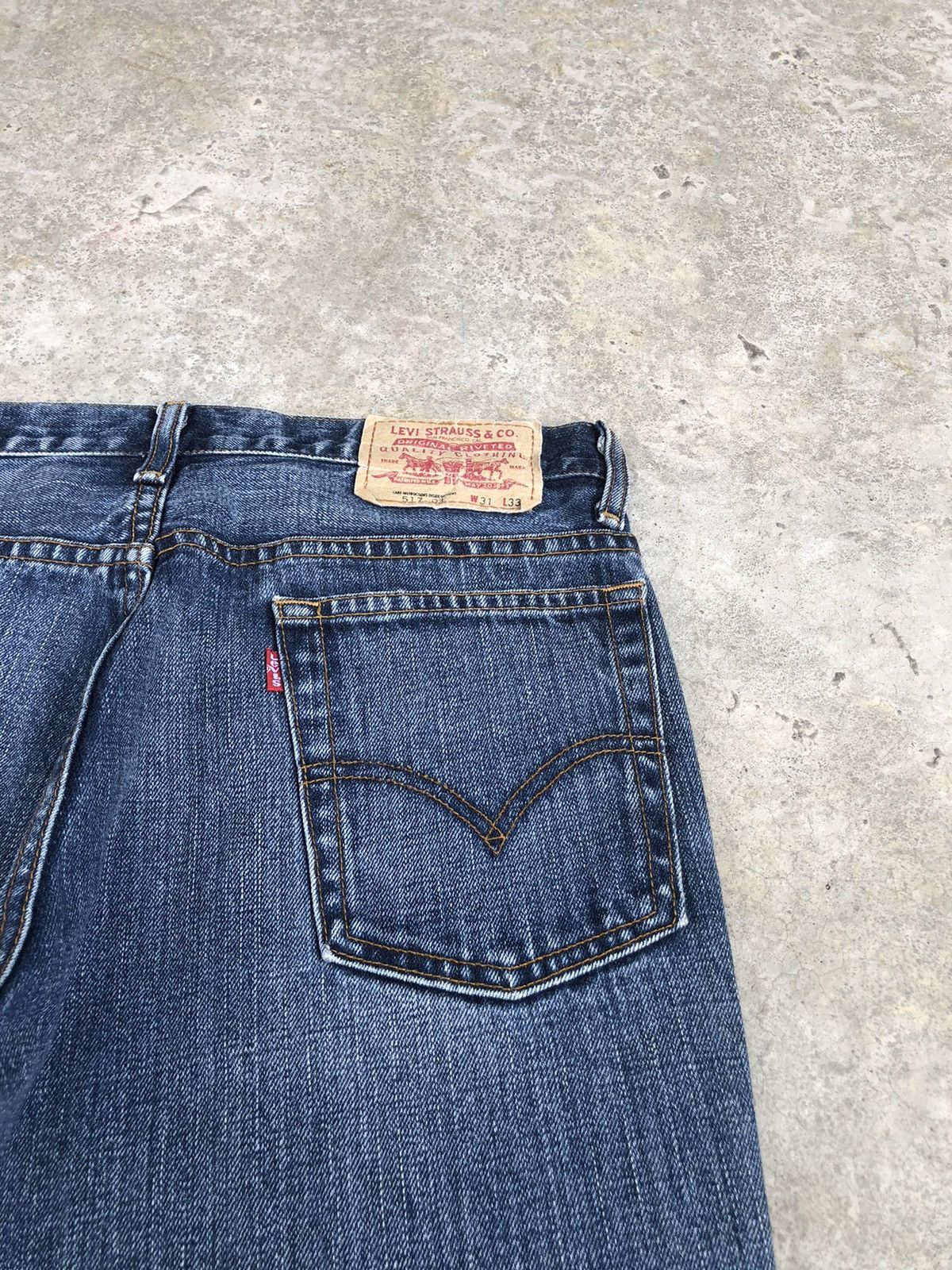 If Six Was Nine Levi’s 517 Flared Jeans Distressed Jeans Size US 30 / EU 46 - 16 Thumbnail