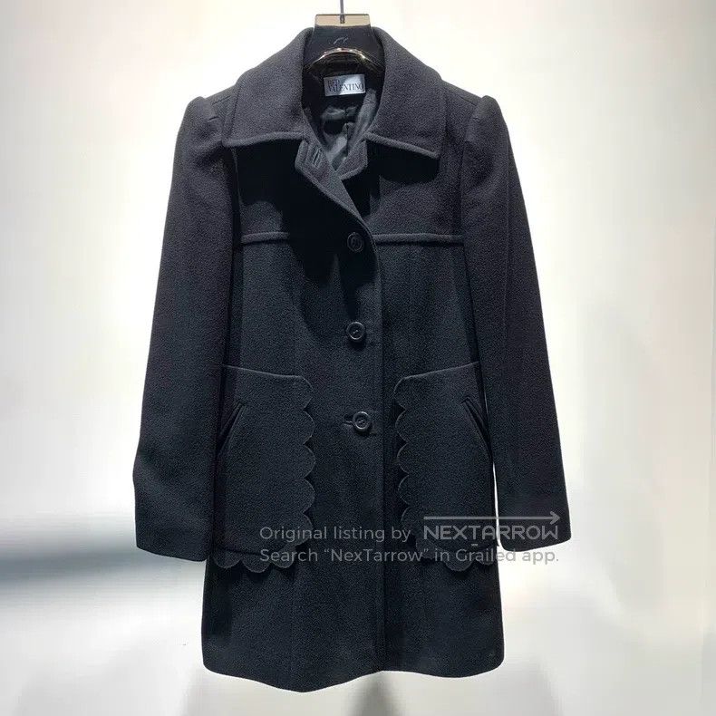 Valentino Valentino Heavy industry black wool coat Size XS / US 0-2 / IT 36-38 - 1 Thumbnail