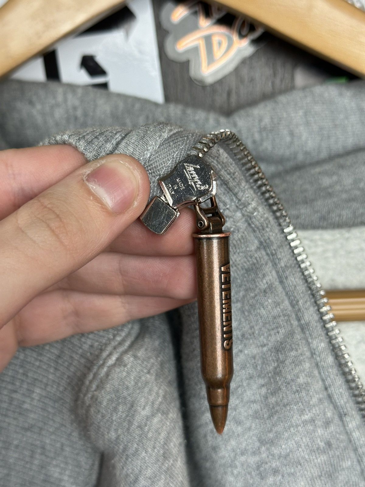 Vetements Vetements SS19 Bullet Elbow Cut-Out Zip Hoodie Size US XS / EU 42 / 0 - 9 Thumbnail