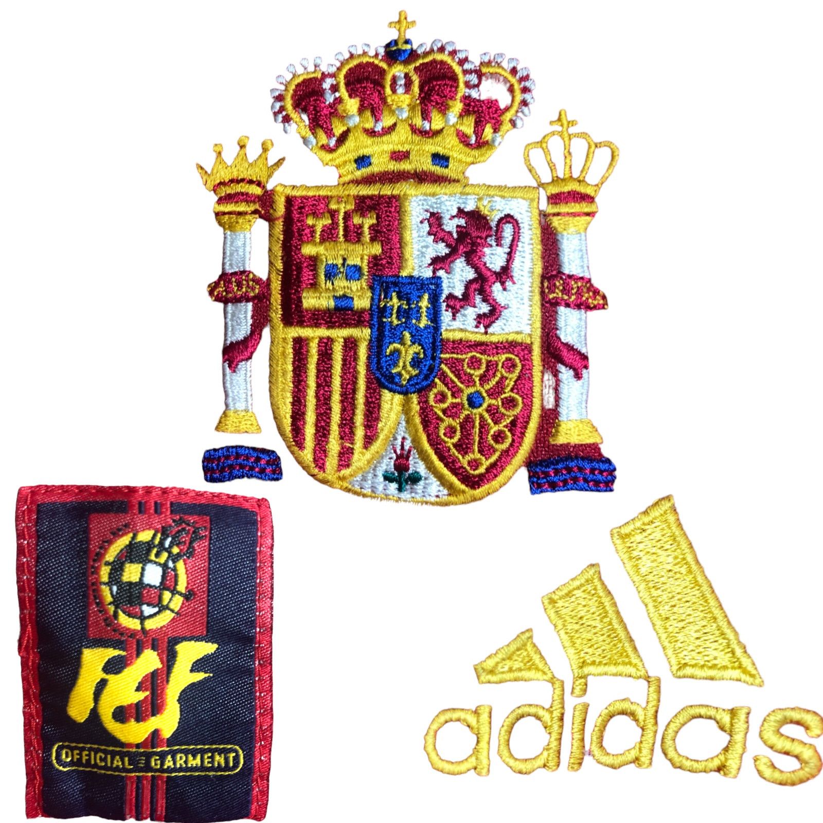 Adidas Spain 1998 Adidas FEF Home World Cup Soccer Jersey - Small Size US S / EU 44-46 / 1 - 5 Thumbnail
