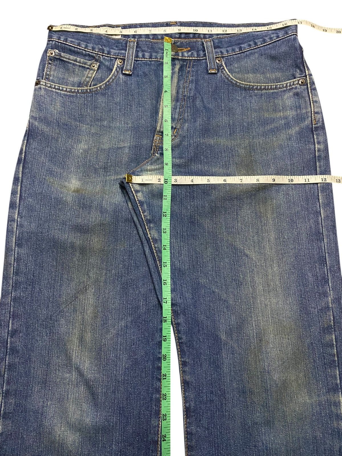 Junya Watanabe Vintage Japanese Brand Edwin 404 Grunge Distressed Loose Size US 34 / EU 50 - 12 Thumbnail