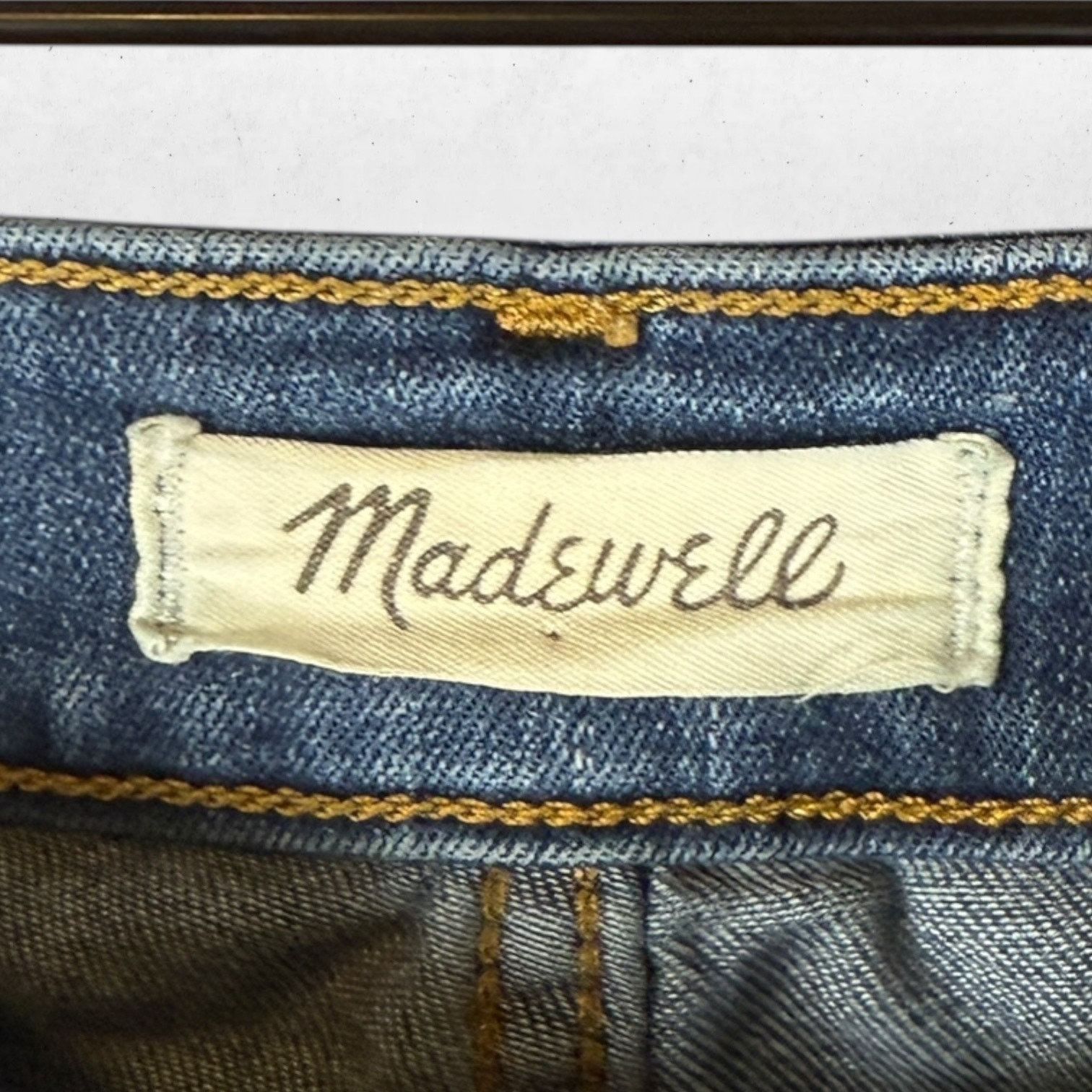 Madewell Madewell Curvy Roadtripper Women's 27 High-Rise Button-Fly Size 27" / US 4 / IT 40 - 3 Thumbnail