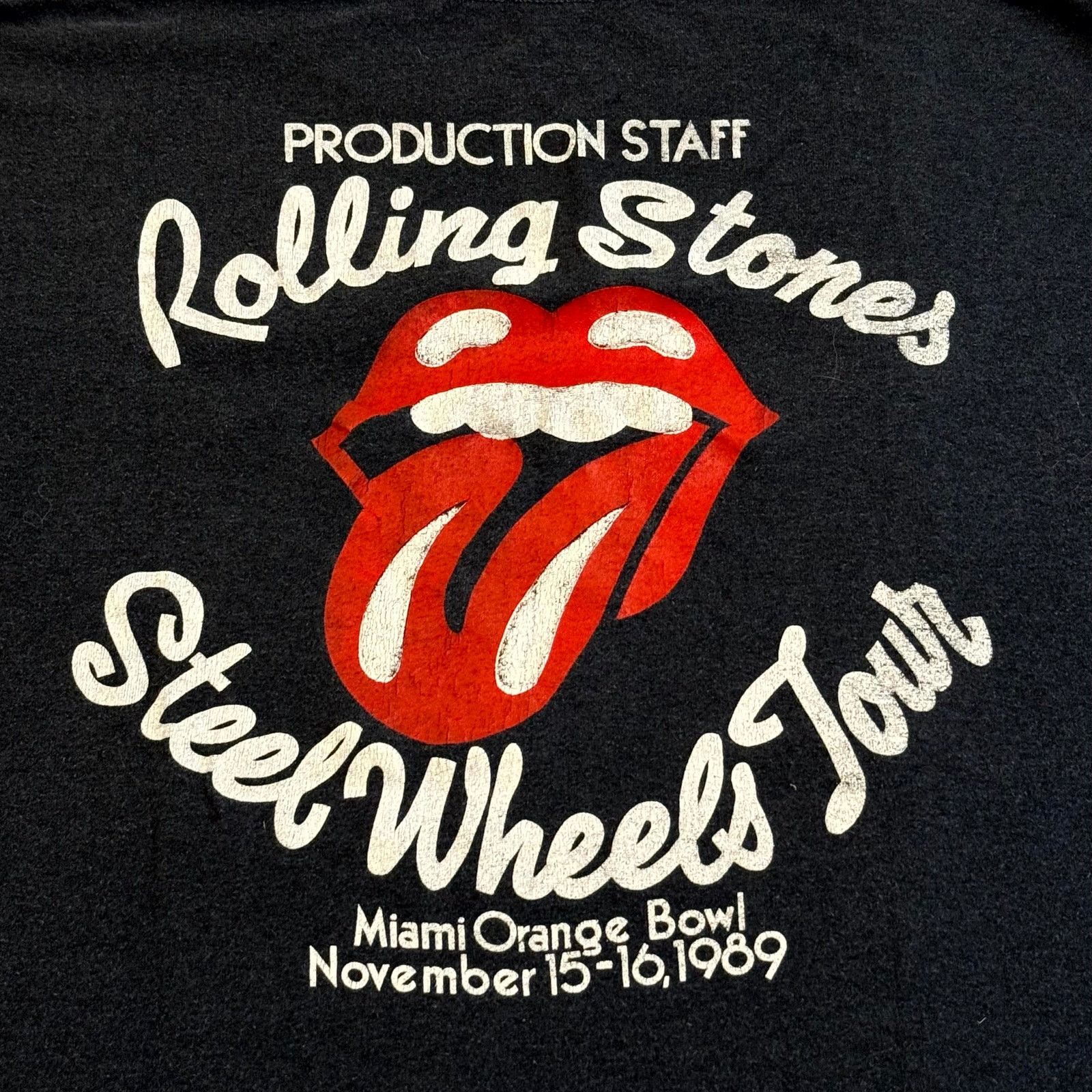 The Rolling Stones × Vintage Rolling Stones 1989 Tour Shirt - Production Staff Size US XL / EU 56 / 4 - 2 Thumbnail