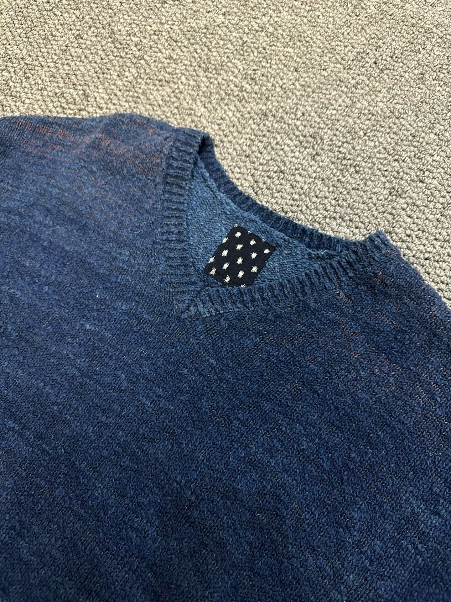 Visvim visvim Indigo Dyed Sweater Size US XL / EU 56 / 4 - 5 Thumbnail