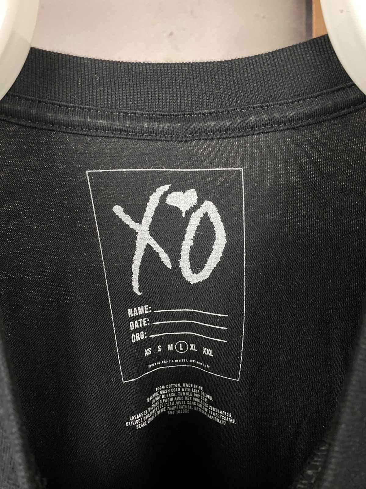 The Weeknd 🎙️T-Shirt The Weeknd Dawn FM Chrome XO Big Logo Tee🎙️ Size US L / EU 52-54 / 3 - 8 Thumbnail
