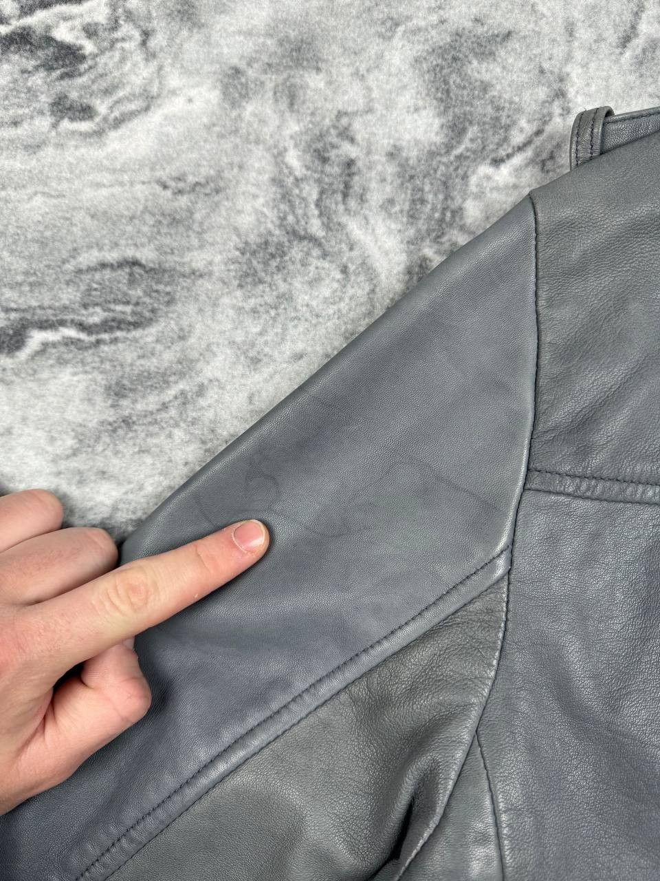 Allsaints Vintage Allsaints Leather Bomber Jacket Biker 00s Y2K Size US M / EU 48-50 / 2 - 14 Thumbnail