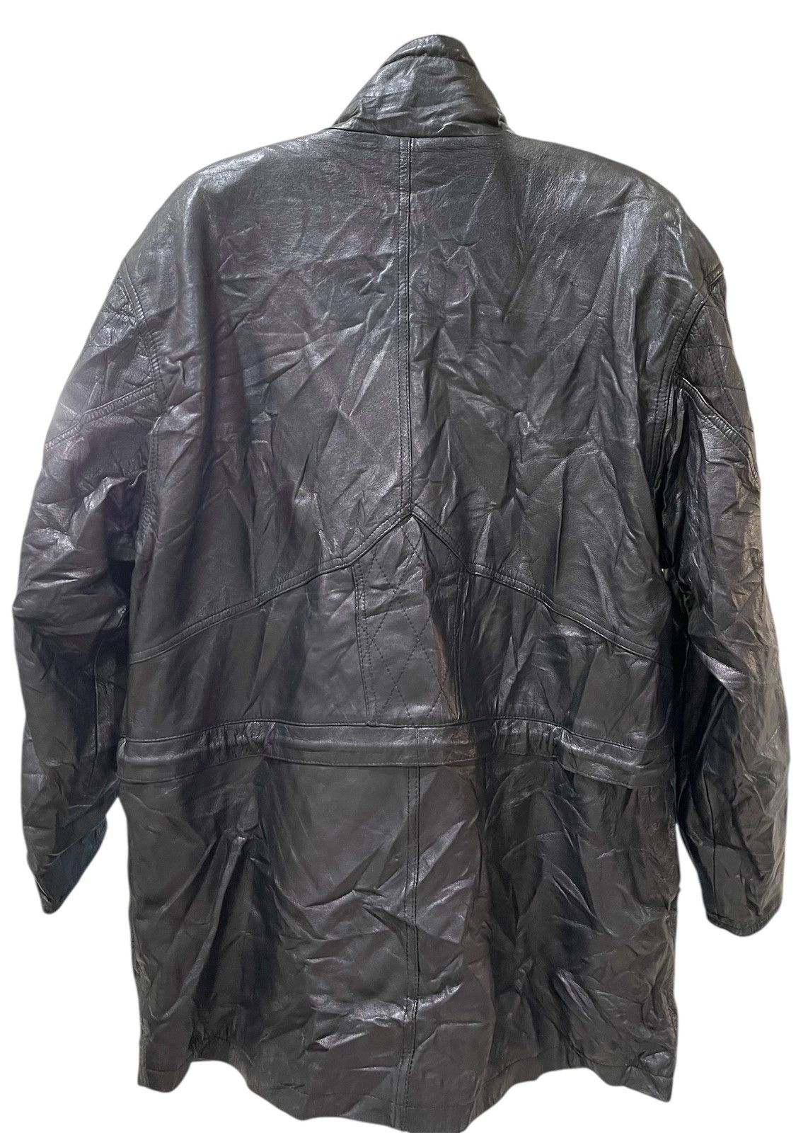Japanese Brand × The Unbranded Brand Leather Jacket Size US XL / EU 56 / 4 - 2 Thumbnail
