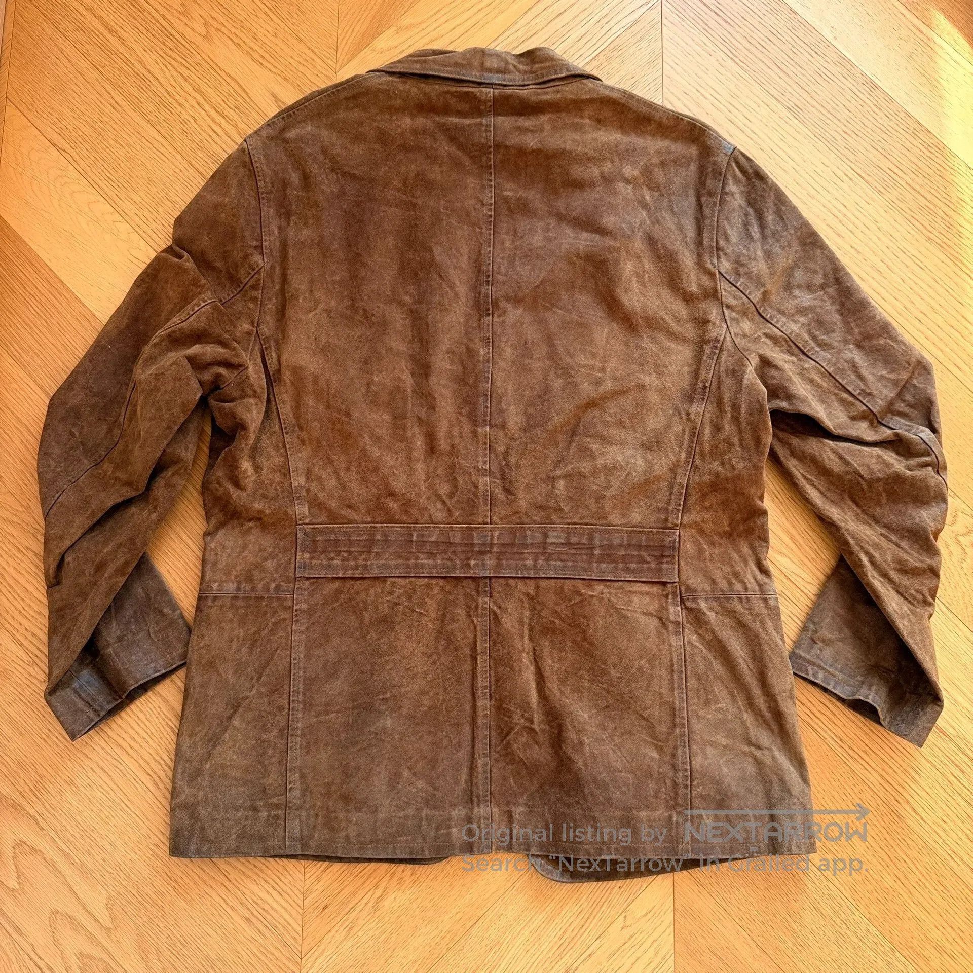 RLX Ralph Lauren Vintage Brown Leather Hunting Jacket. Size US L / EU 52-54 / 3 - 7 Thumbnail