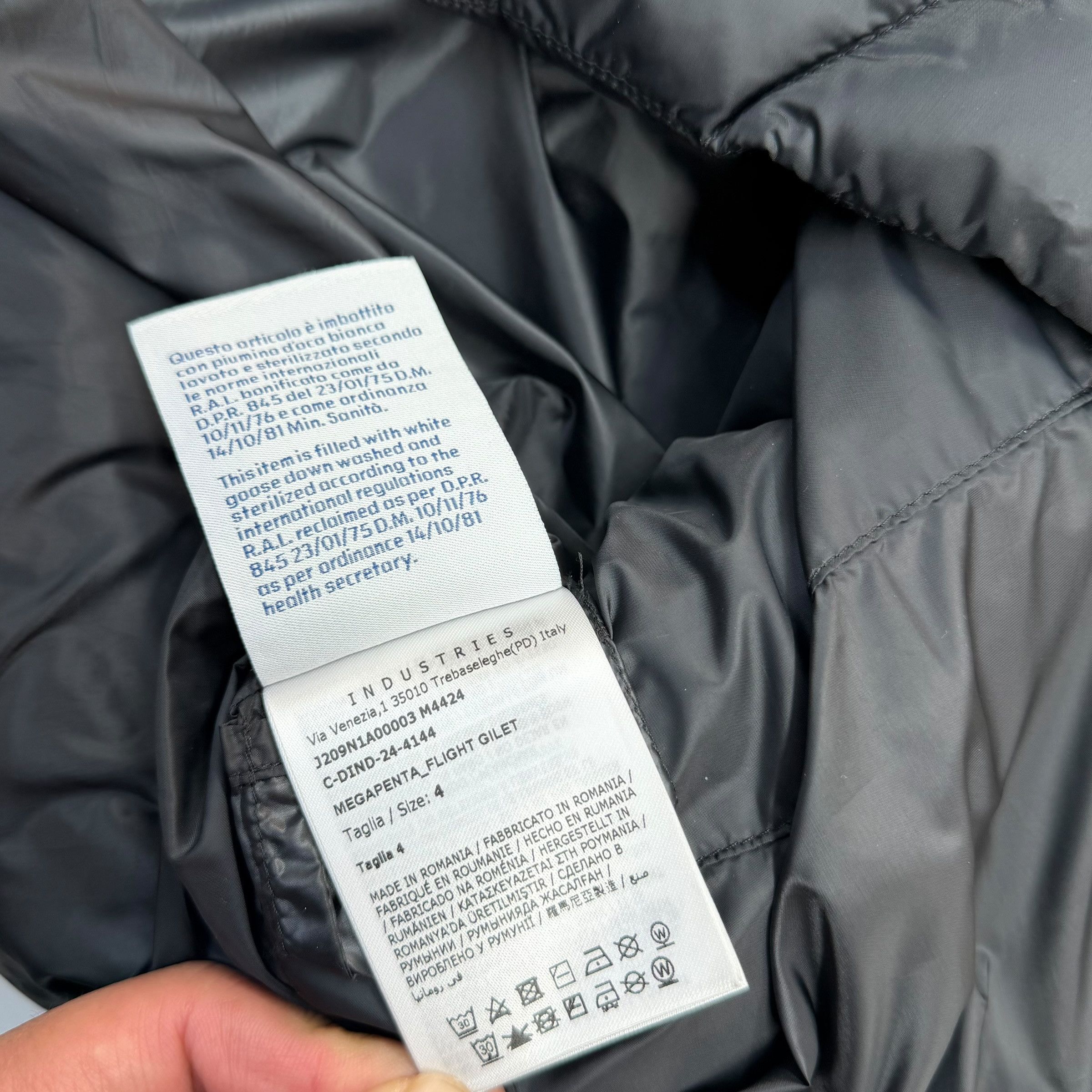 Rick Owens Rick Owens x Moncler Megapenta Flight Vest 4 (M) Size US M / EU 48-50 / 2 - 12 Thumbnail