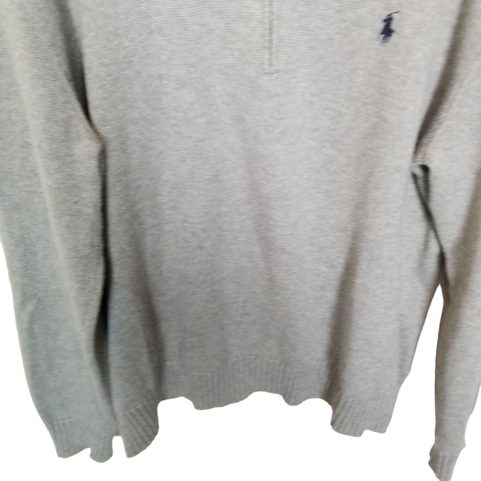 Polo Ralph Lauren Polo Ralph Lauren Mens 1/4 Zip Pullover Sweater Sz L Classic Size US L / EU 52-54 / 3 - 3 Thumbnail
