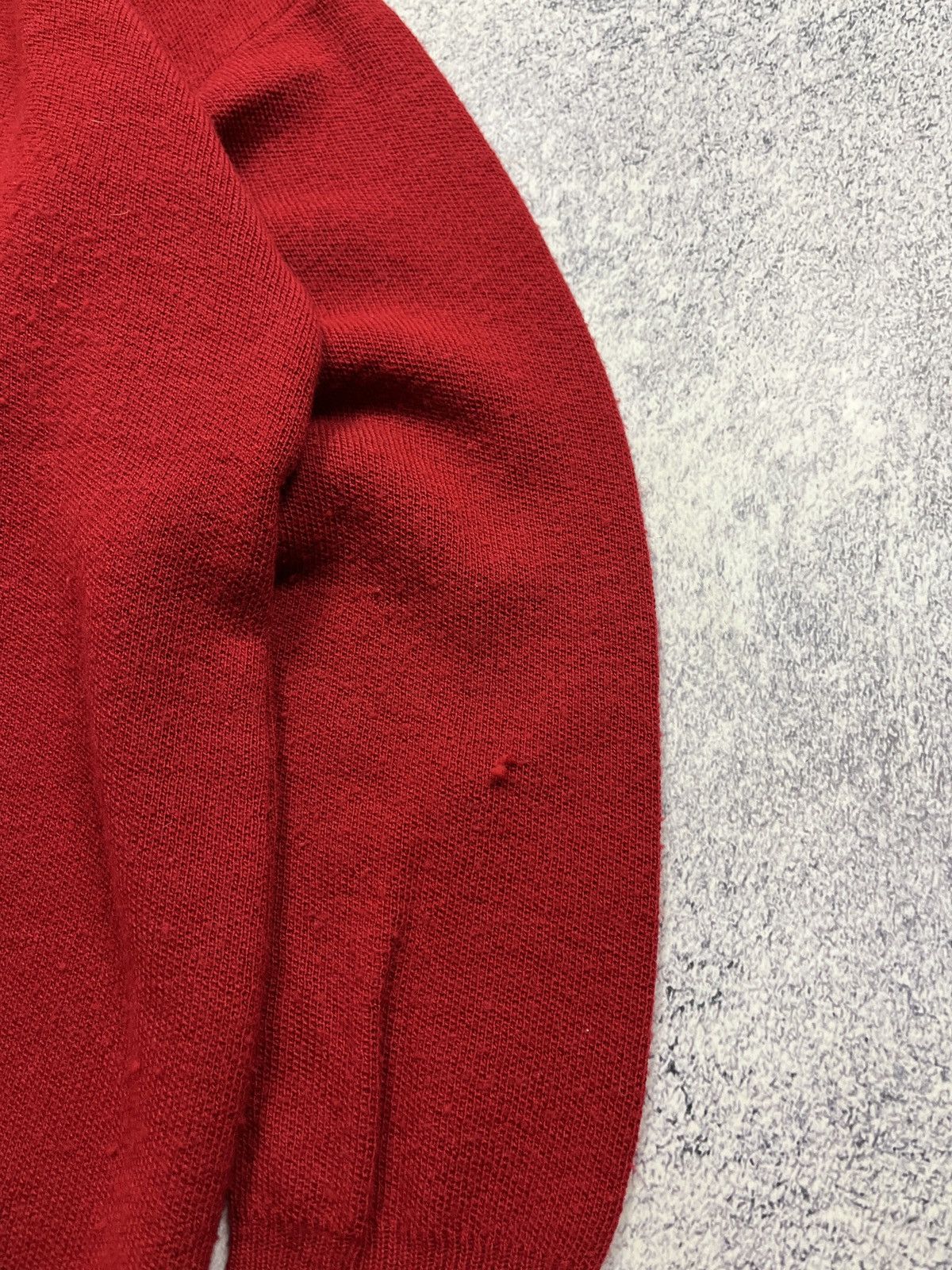 Lacoste × Vintage Vintage Lacoste Red Wool Knit Sweater Size US L / EU 52-54 / 3 - 11 Thumbnail