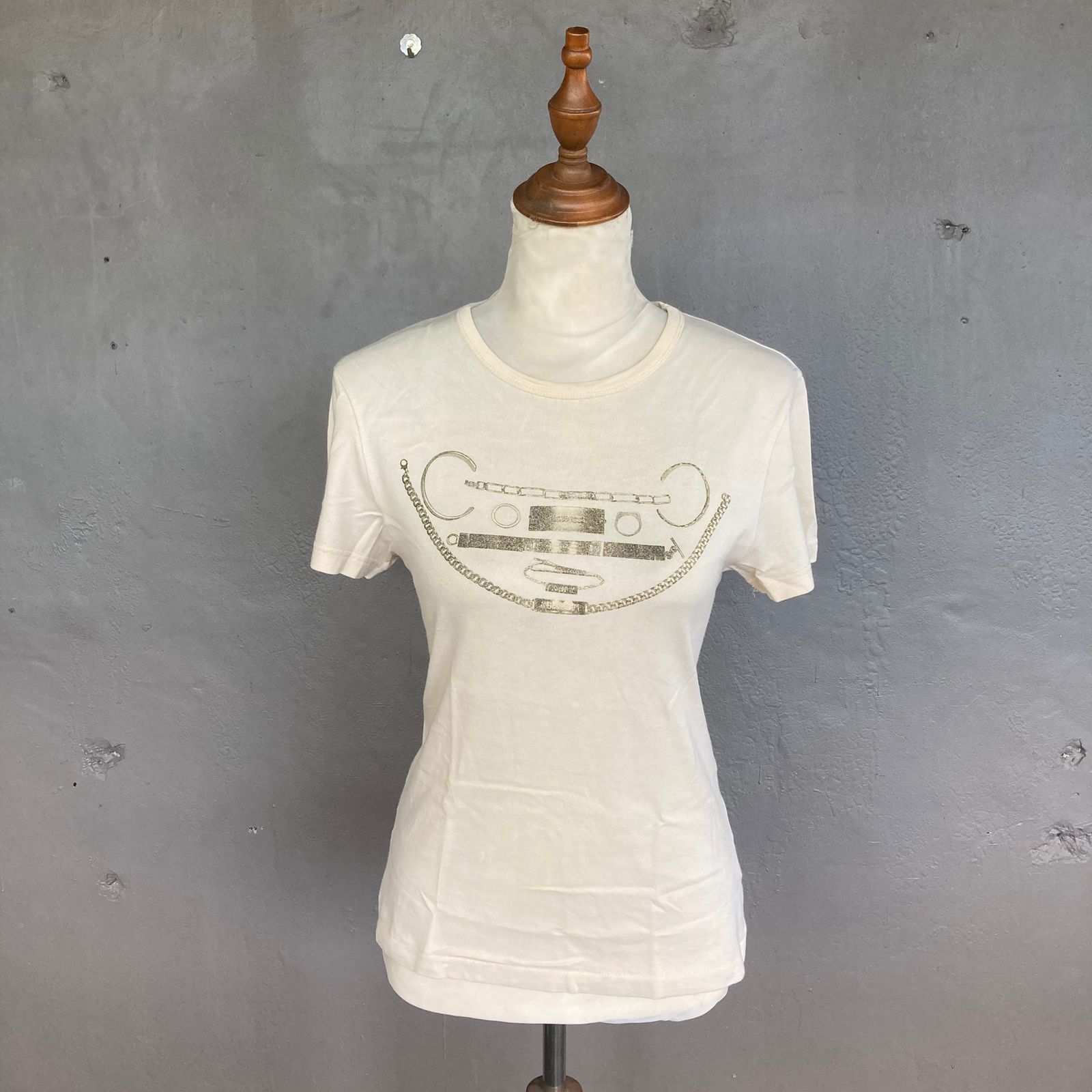 Gaultier Homme Objet Vintage 90’s Abstract Face Tee Size US XS / EU 42 / 0 - 2 Thumbnail