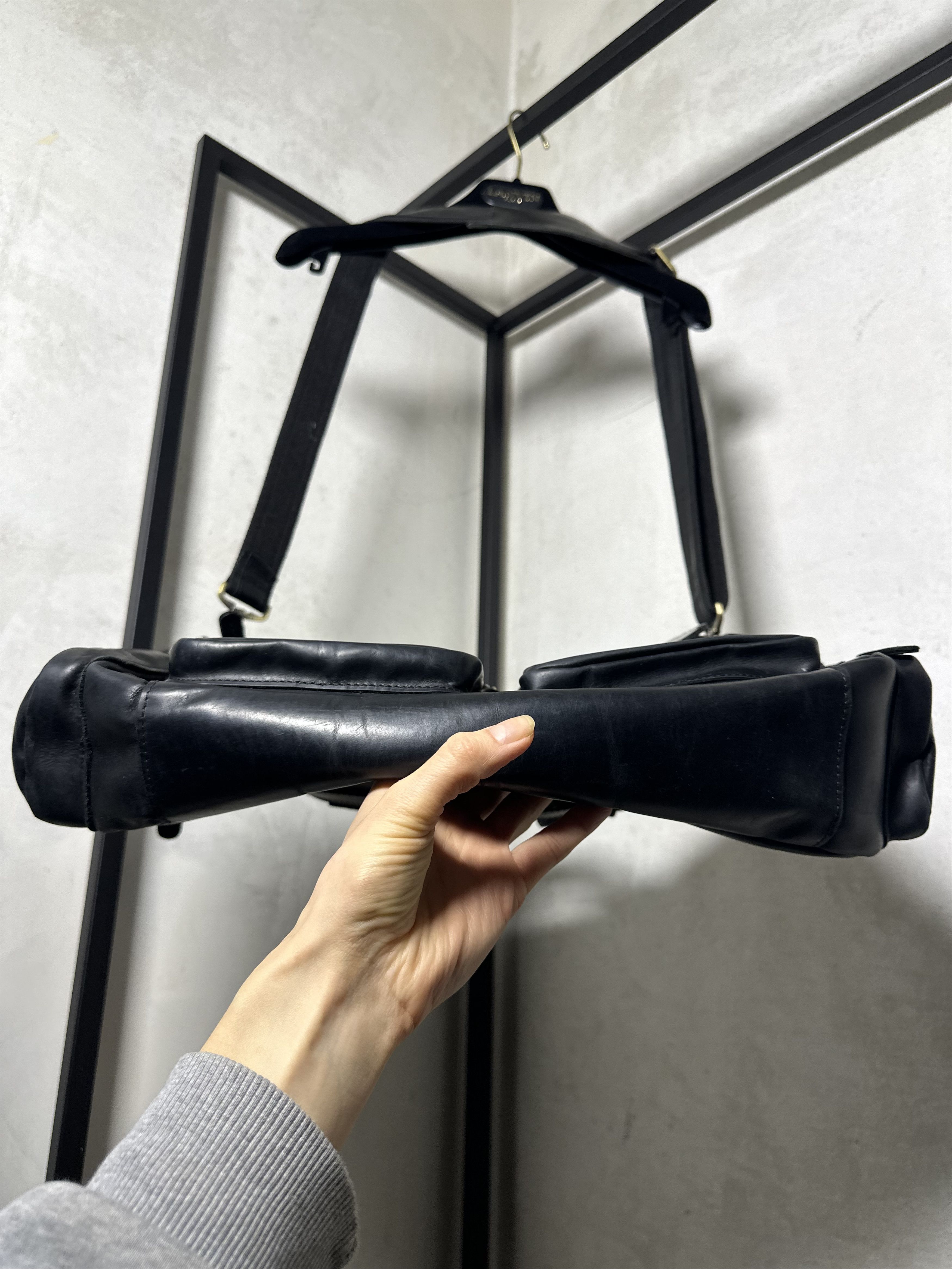 Handmade Custom Ordered Horse Leather Multipocket Laptop Bag Size ONE SIZE - 5 Thumbnail