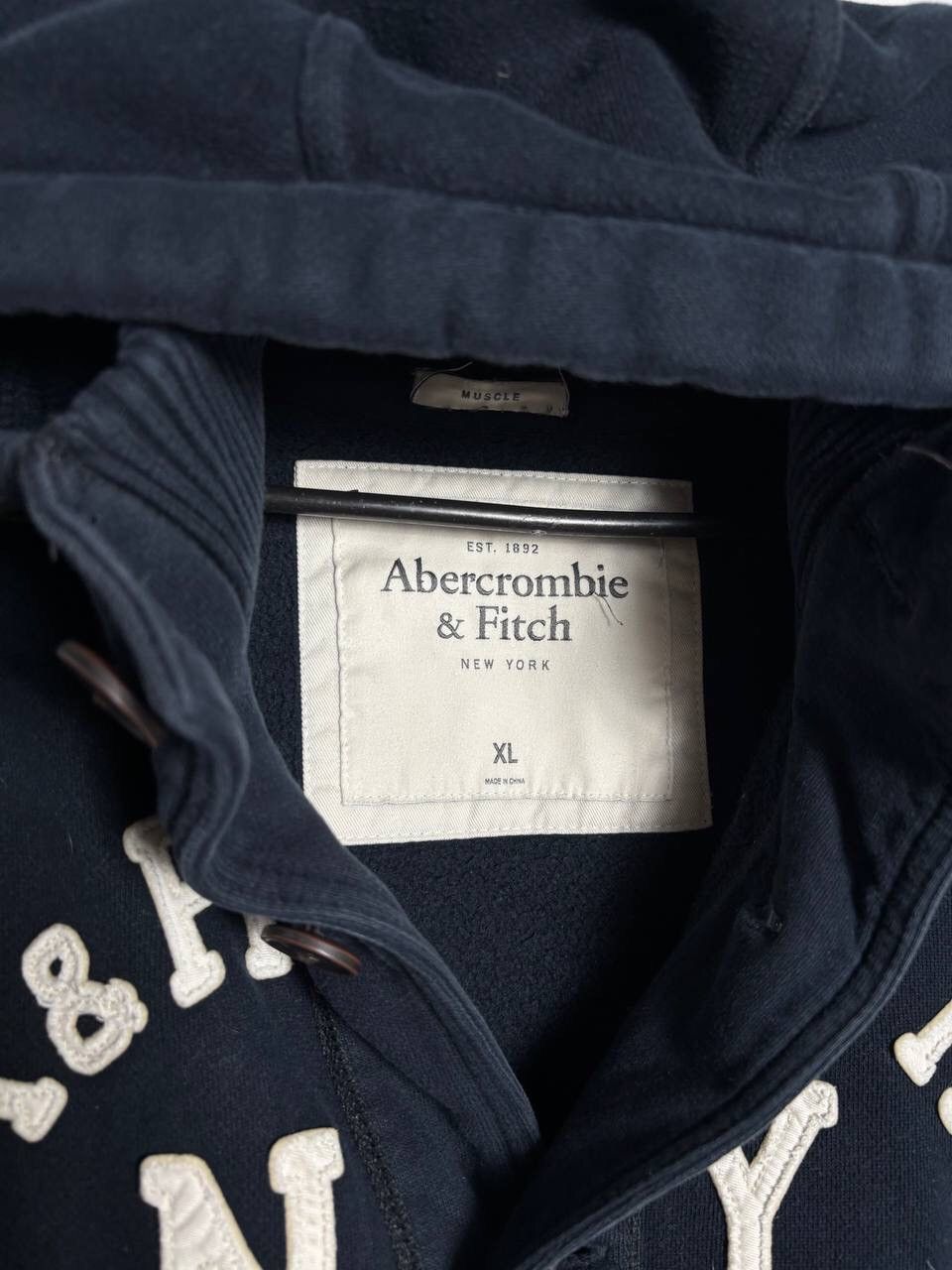 Abercrombie & Fitch Abercrombie Muscle Y2K Vintage Cotton Thick Hoodie Bomber Size US L / EU 52-54 / 3 - 7 Thumbnail