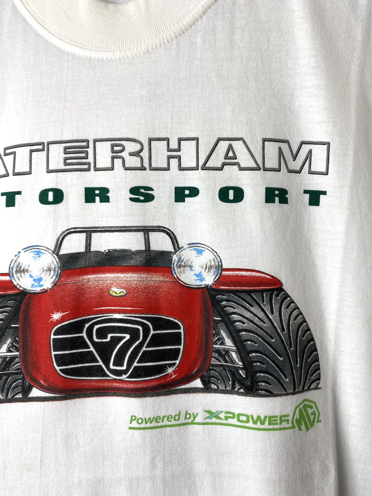 Vintage Vintage 90s Caterham Racing TShirt MG Lotus Ferrari Porsche Size US L / EU 52-54 / 3 - 4 Thumbnail