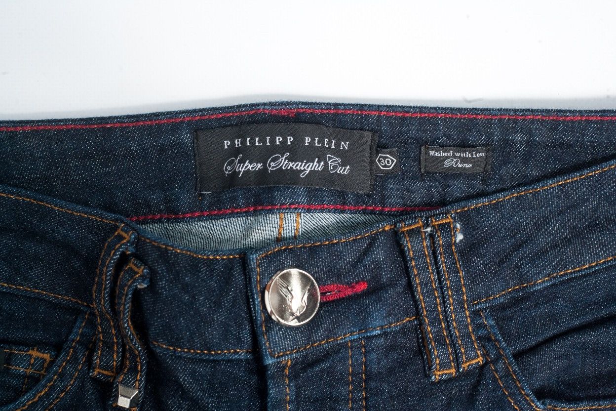 Philipp Plein Philipp Plein Super Straight Cut Jeans Size US 30 / EU 46 - 5 Thumbnail