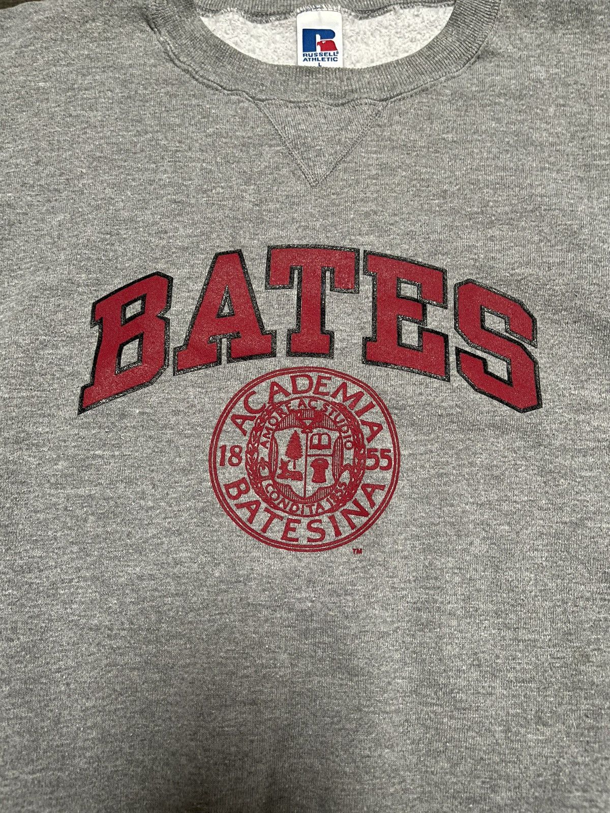 Russell Athletic × Vintage Vintage Bates Russell Athletic Sweatshirt Size US L / EU 52-54 / 3 - 2 Thumbnail