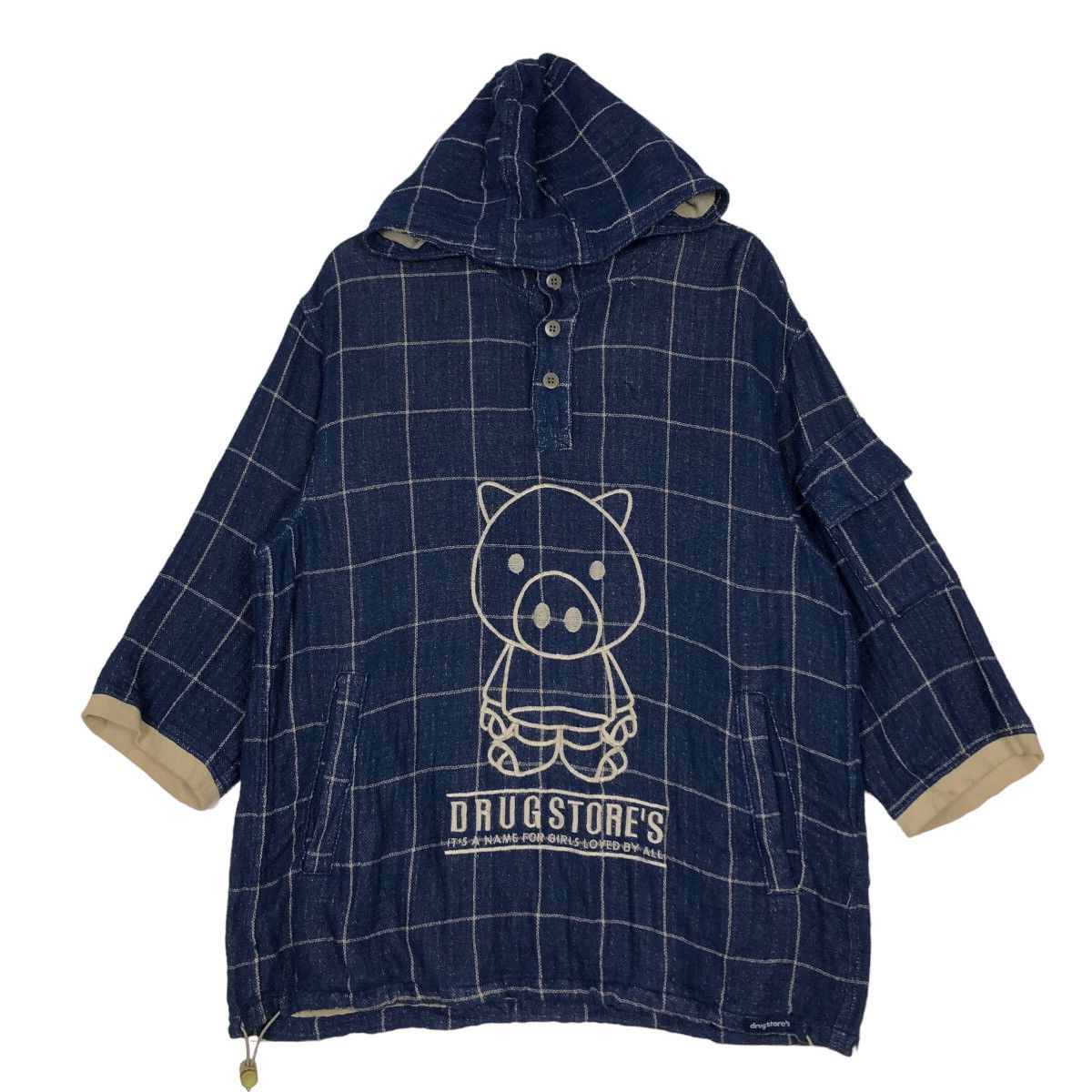 Hysteric Glamour 🔥Oversized Jacket Drug Store’s Big Logo Pig Tartan Design Size US L / EU 52-54 / 3 - 1 Thumbnail