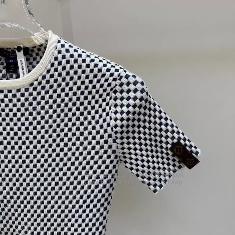 Louis Vuitton Louis Vuitton SS24 Checker Knit Wool Short Sleeve Size XS / US 0-2 / IT 36-38 - 3 Thumbnail