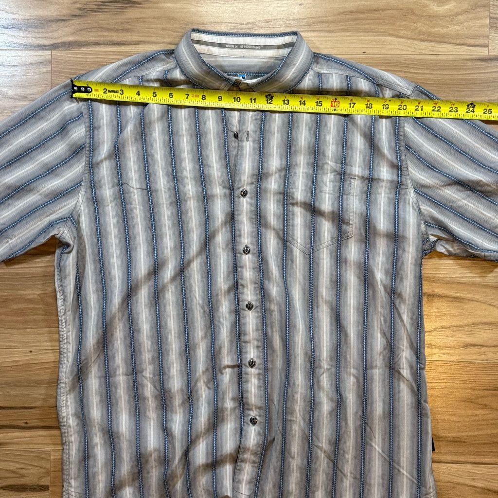 Other KÜHL Men’s XL Short Sleeve Striped Button Up Shirt Size US XL / EU 56 / 4 - 3 Thumbnail