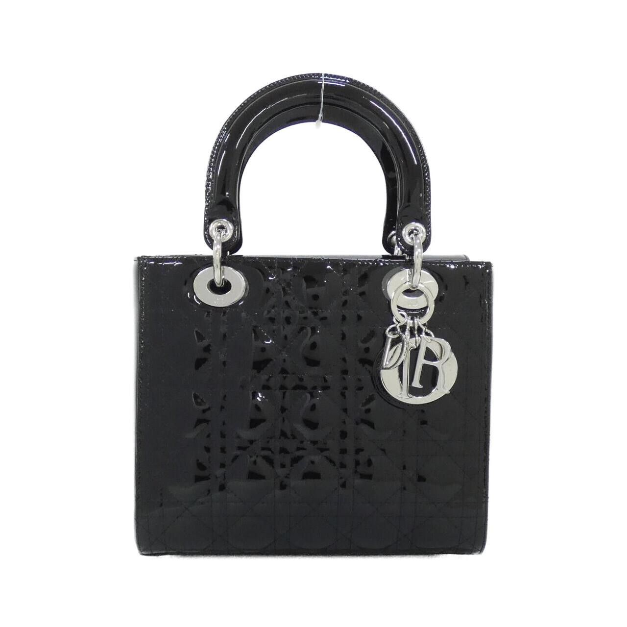 Dior Dior Christian Dior Lady Dior Patent Bag Plastic / Synthetic Handbag M0565PWCB DUTY FREE for USA Size ONE SIZE - 1 Thumbnail