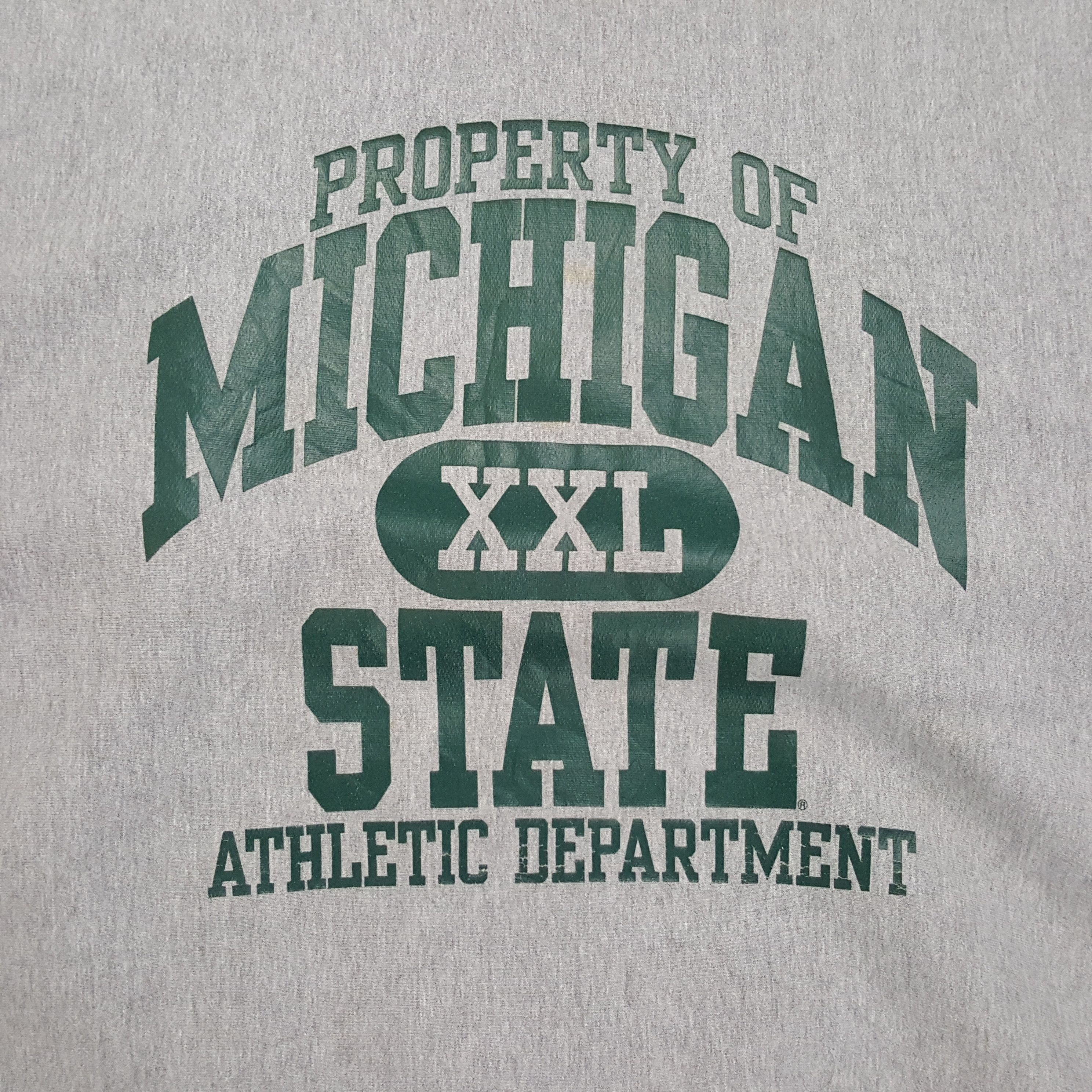 Vintage Vintage Property of Michigan State XXI Athletic Sweatshirts Size US XL / EU 56 / 4 - 2 Thumbnail