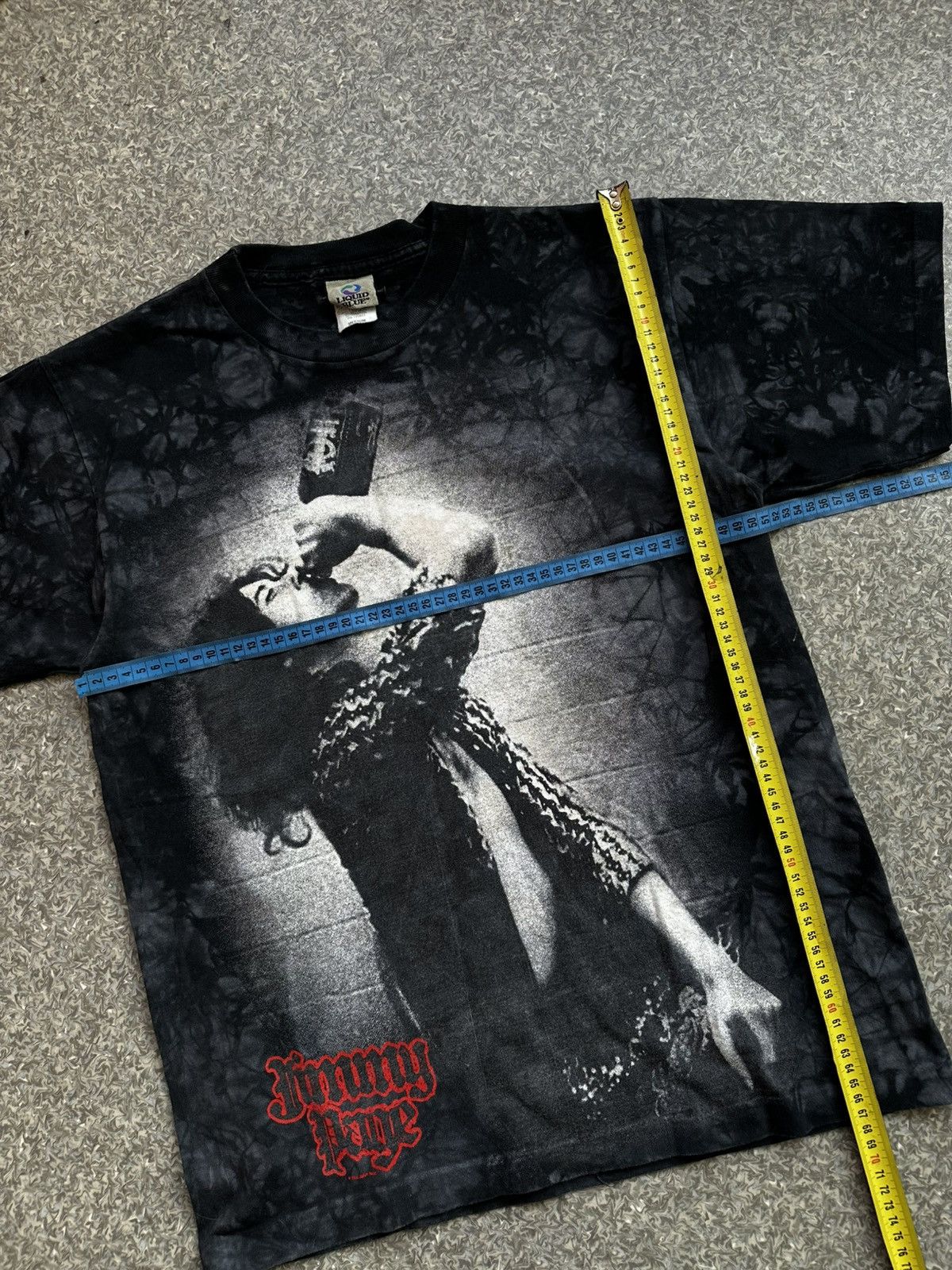 Liquid Blue Vintage 2002 Liquid Blue Jimmy Page Led Zeppelin Tie Dye Tee Size US M / EU 48-50 / 2 - 11 Thumbnail