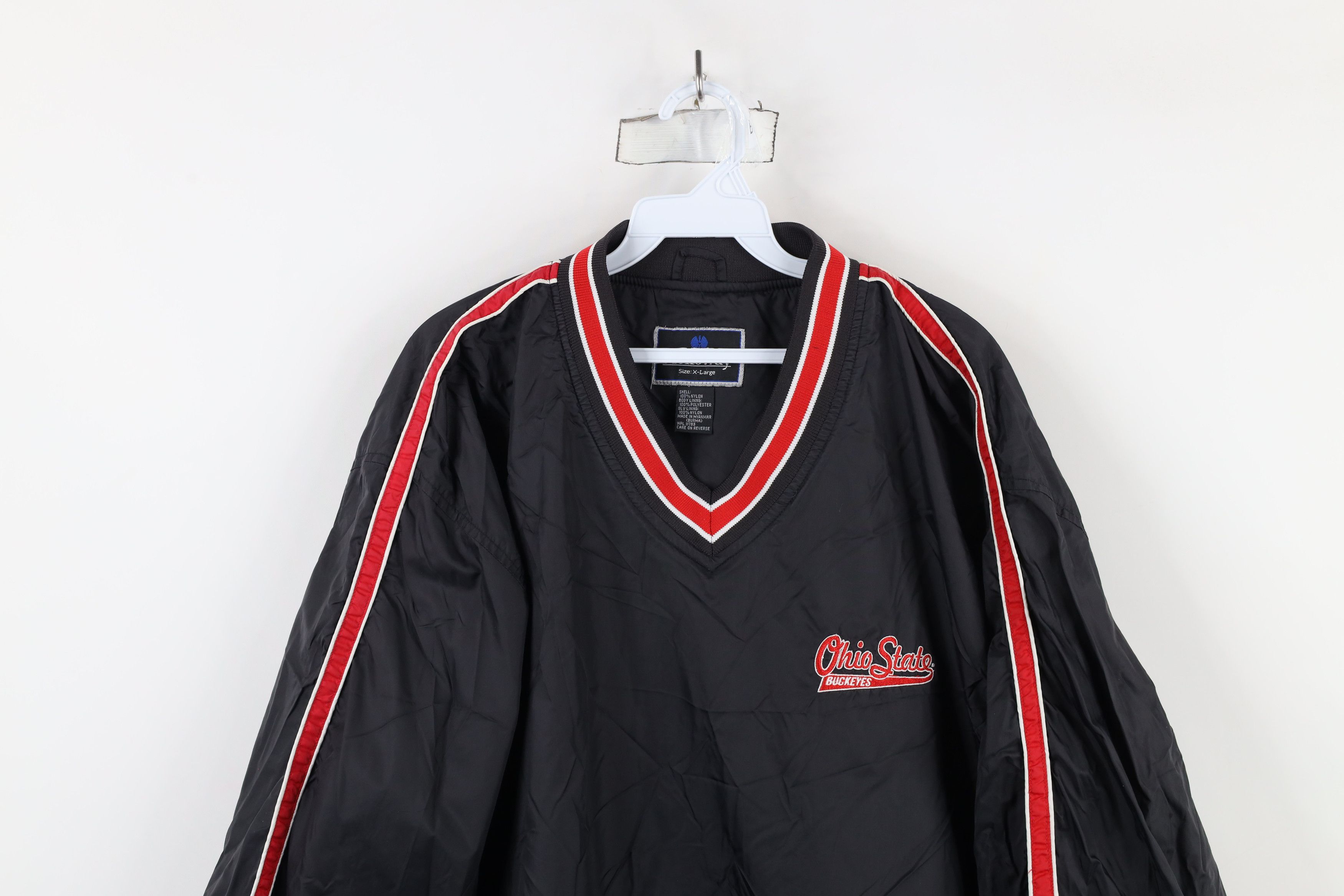 Vintage Vintage 90s Ohio State University Lined Windbreaker Jacket Size US XL / EU 56 / 4 - 2 Thumbnail