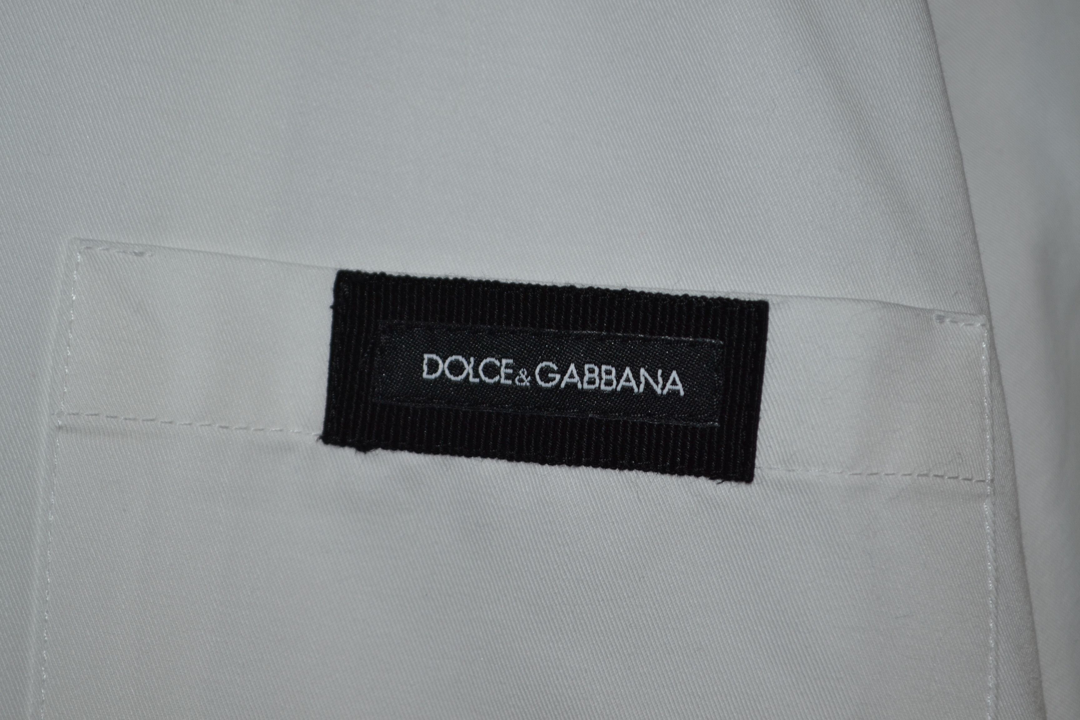 Dolce & Gabbana Dolce & Gabbana Lab Coat White Cotton Jacket Staff 48 M Size Size M / US 6-8 / IT 42-44 - 13 Thumbnail