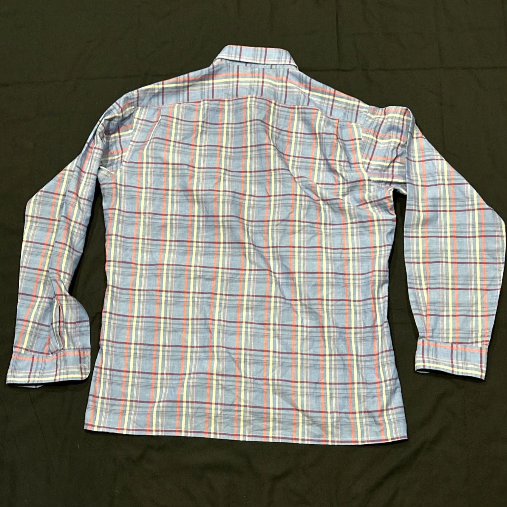 Vintage VINTAGE Manhattan Intrepid Shirt Size L Long Sleeve Button Down Men’s B22 Size US L / EU 52-54 / 3 - 3 Thumbnail