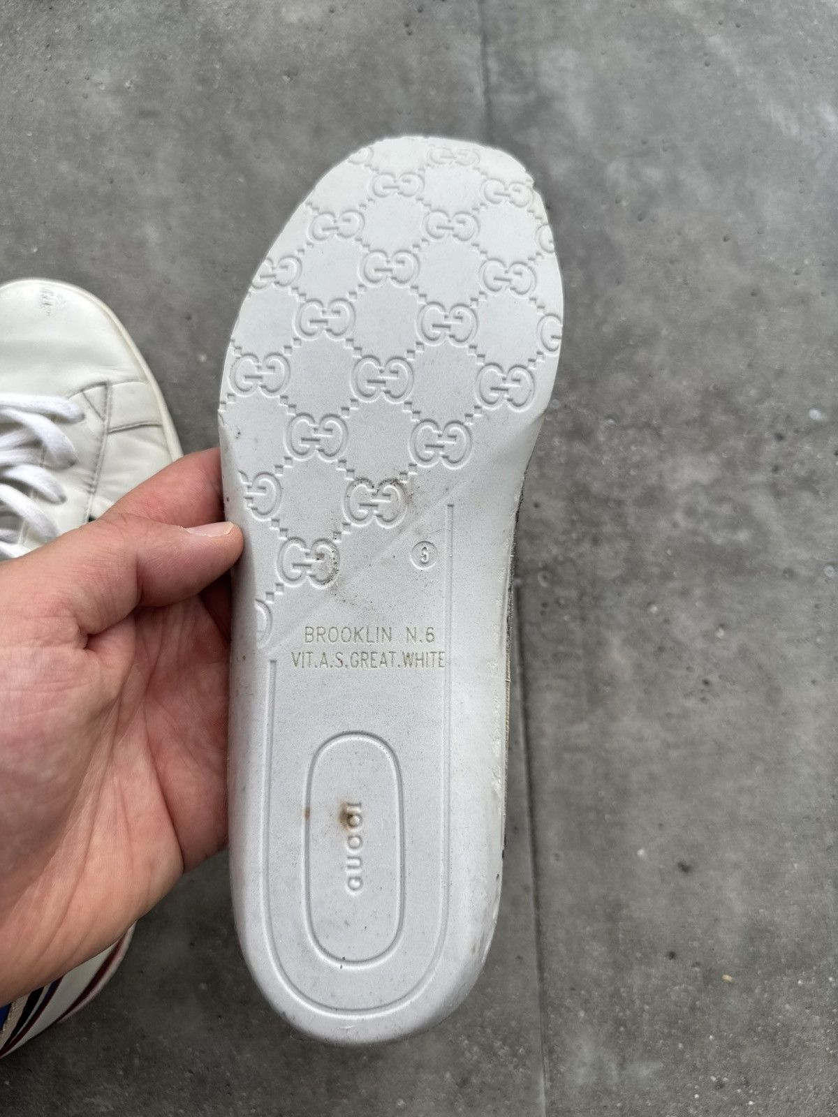 Gucci STEAL Gucci Ace High Strap GG hi-top sneakers designer Size US 7 / EU 40 - 9 Thumbnail