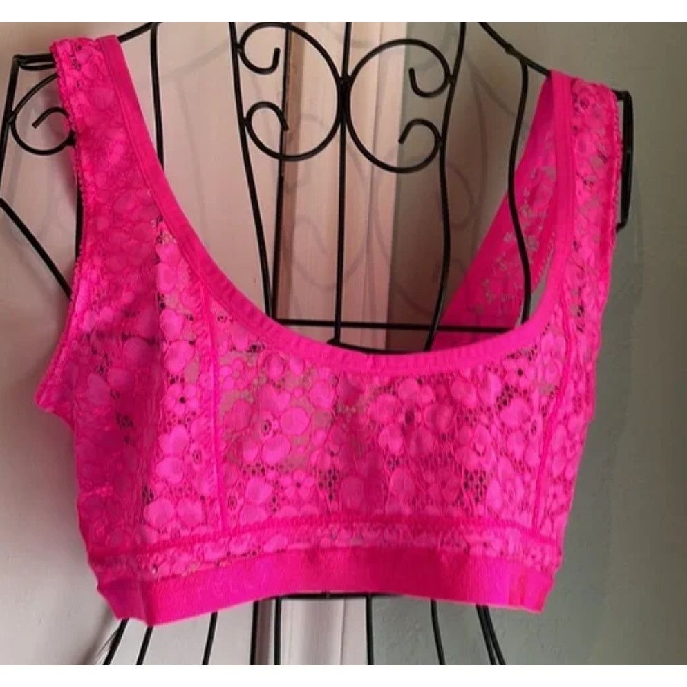 Stella McCartney Stella McCartney Fuchsia lace Bra L Size ONE SIZE - 1 Thumbnail