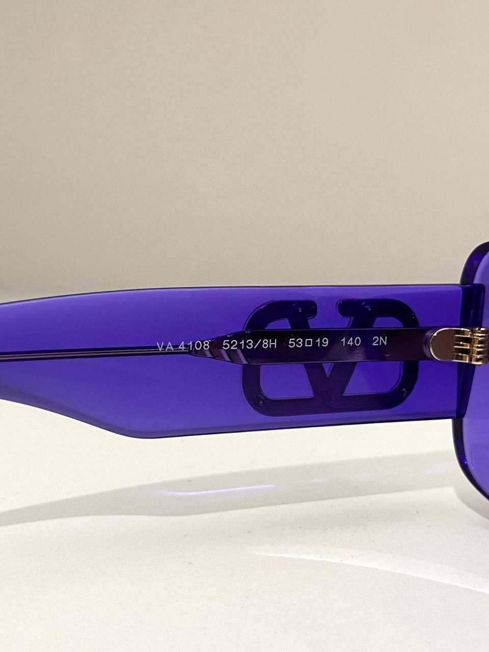 Valentino Valentino V Logo Signature Rectangular Oversized Sunglasses Size ONE SIZE - 12 Thumbnail
