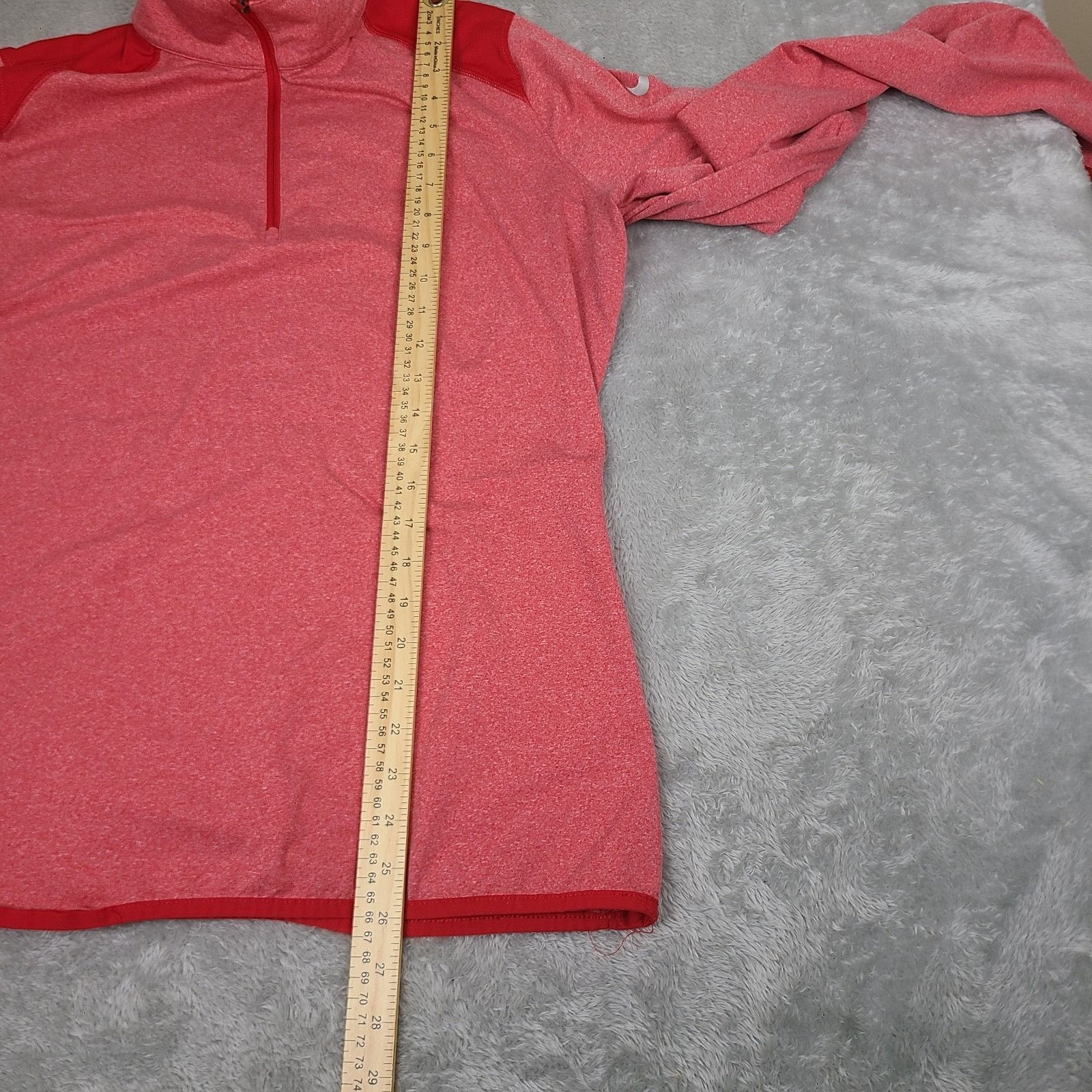 Nike Nike Birdie Half-Zip 2.0 Womens Golf Top Size X-Large Red Pu Size XL / US 12-14 / IT 48-50 - 5 Thumbnail