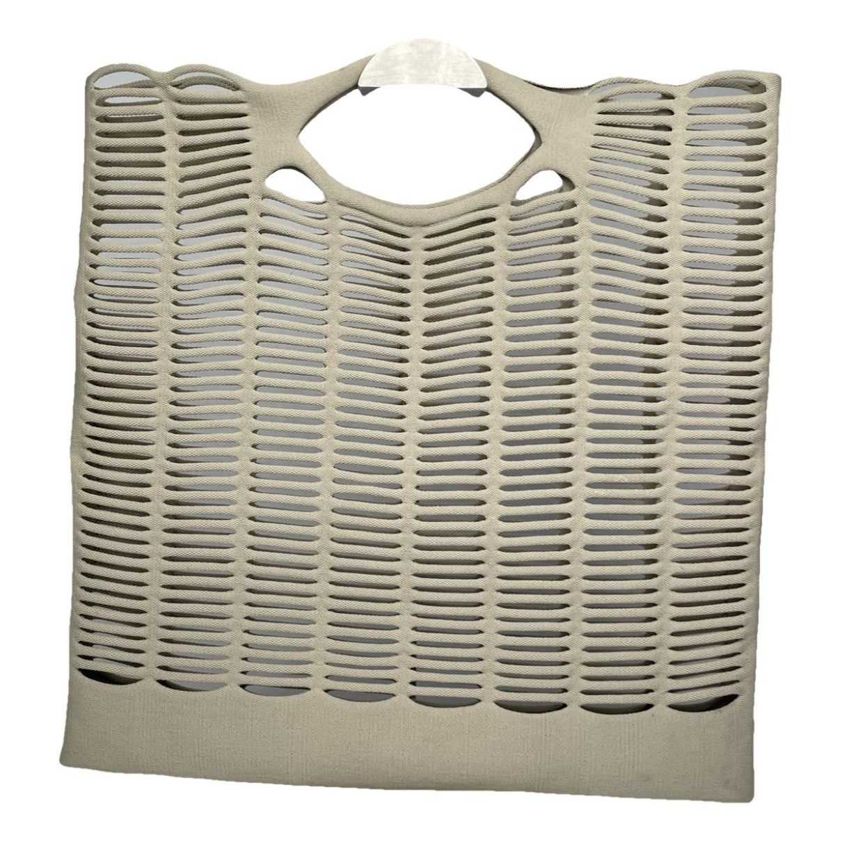 Issey Miyake Beige Cotton Handbag Size ONE SIZE - 1 Thumbnail