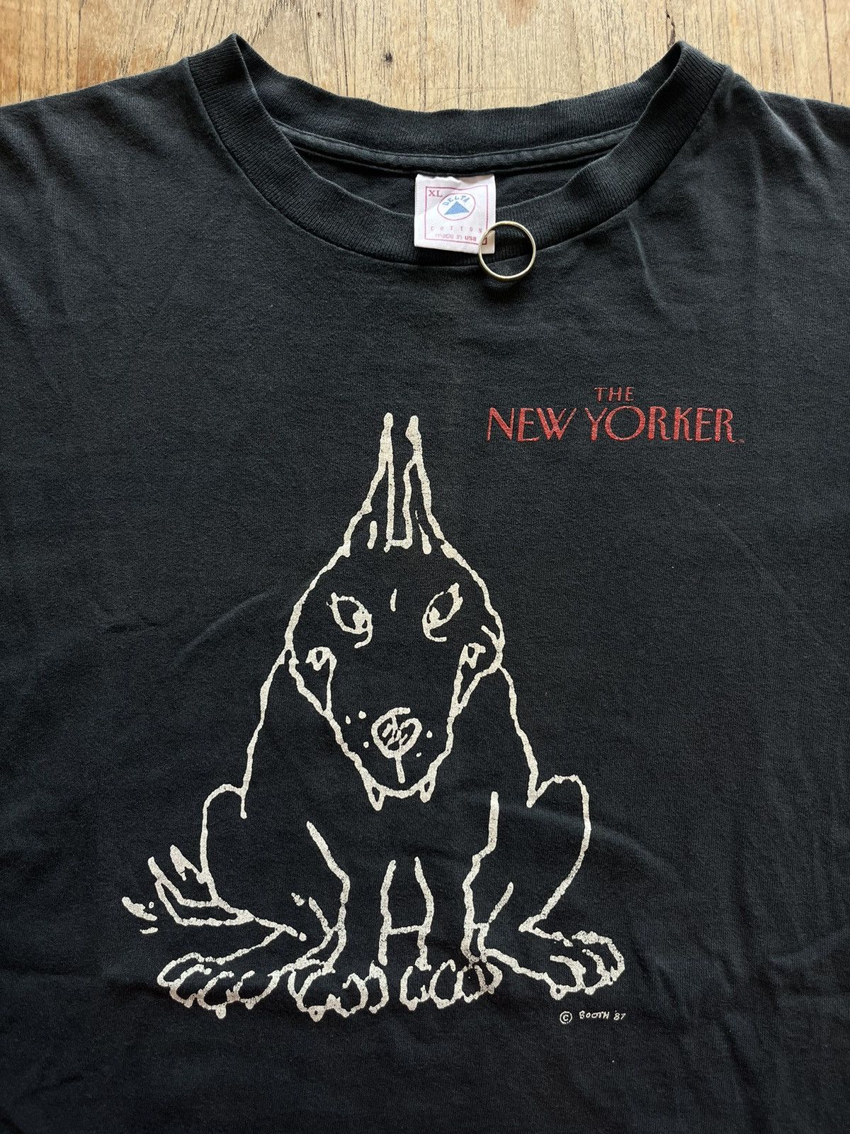 Vintage Vintage THE NEW YORKER 87’s by BOOTH T-shirt Size US XL / EU 56 / 4 - 5 Thumbnail