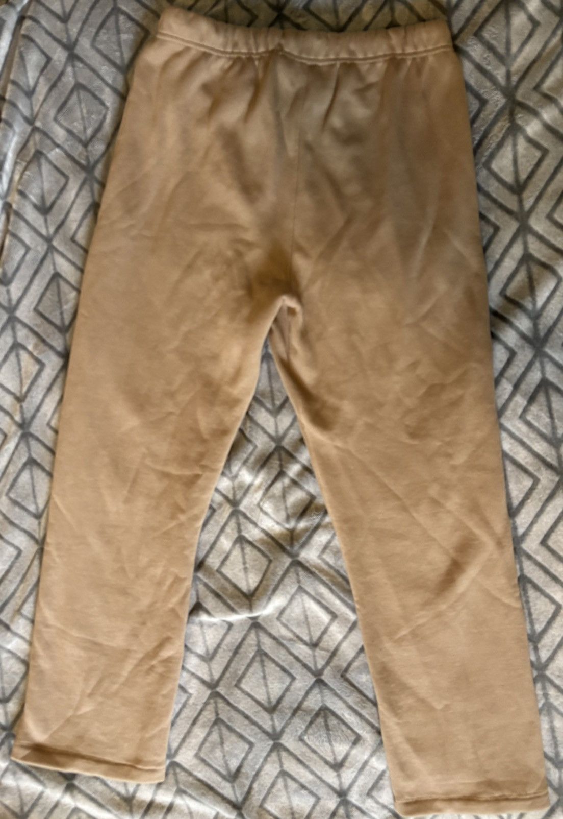 Essentials Essential tan cotton lounge pants Size US 29 - 2 Thumbnail