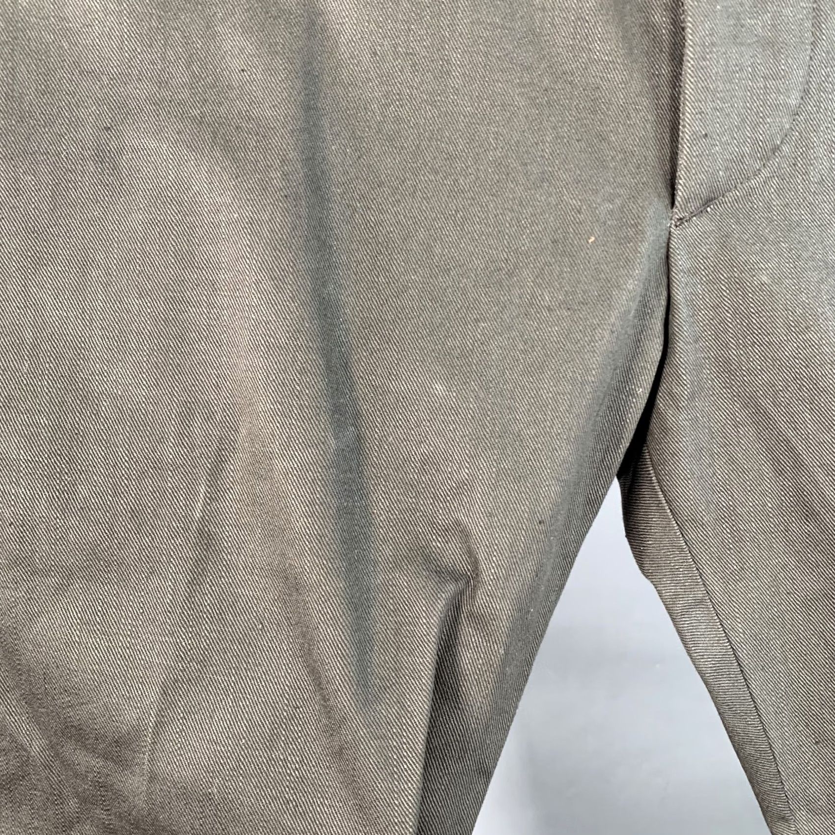 Vintage RRL by RALPH LAUREN Cotton Selvedge Twill Casual Pants Size 36 Grey Black Size US 36 / EU 52 - 3 Thumbnail