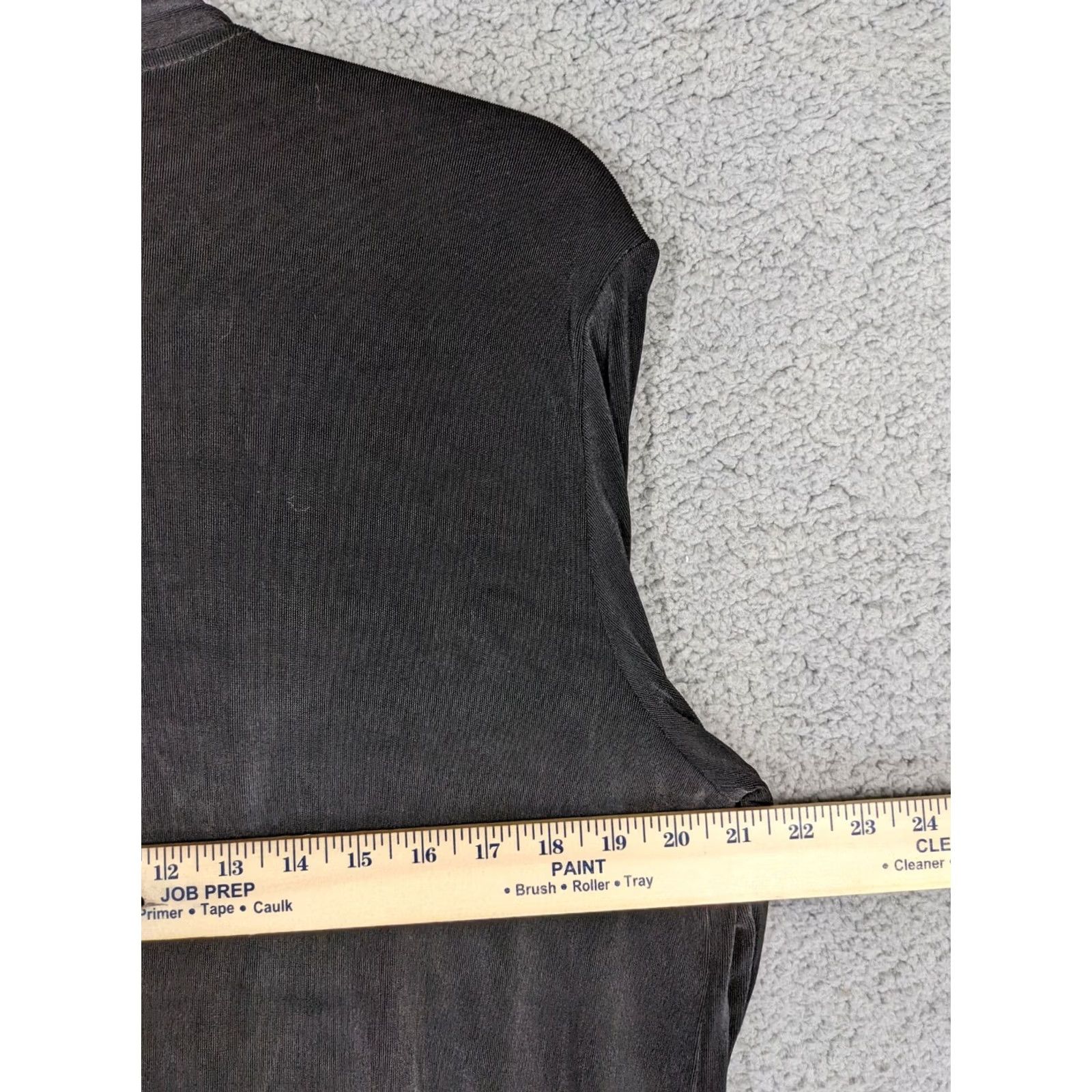 Vintage Chico's Women's Sweater Cardigan Open Front Long Sleeve Black Size 2 Knit Acetate Spandex V-Neck Casual All Seasons Regular Fit Size XS / US 0-2 / IT 36-38 - 2 Thumbnail