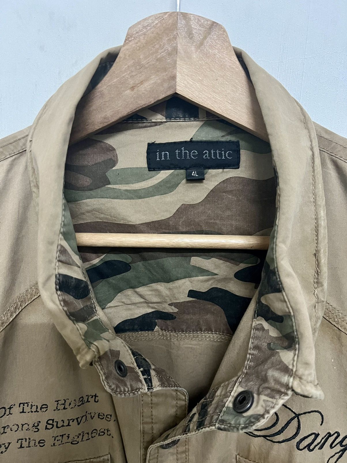 14th Addiction × In The Attic × Share Spirit Homme Y2K In The Attic Western Military Workshirt Shirt Size US XXL / EU 58 / 5 - 10 Thumbnail