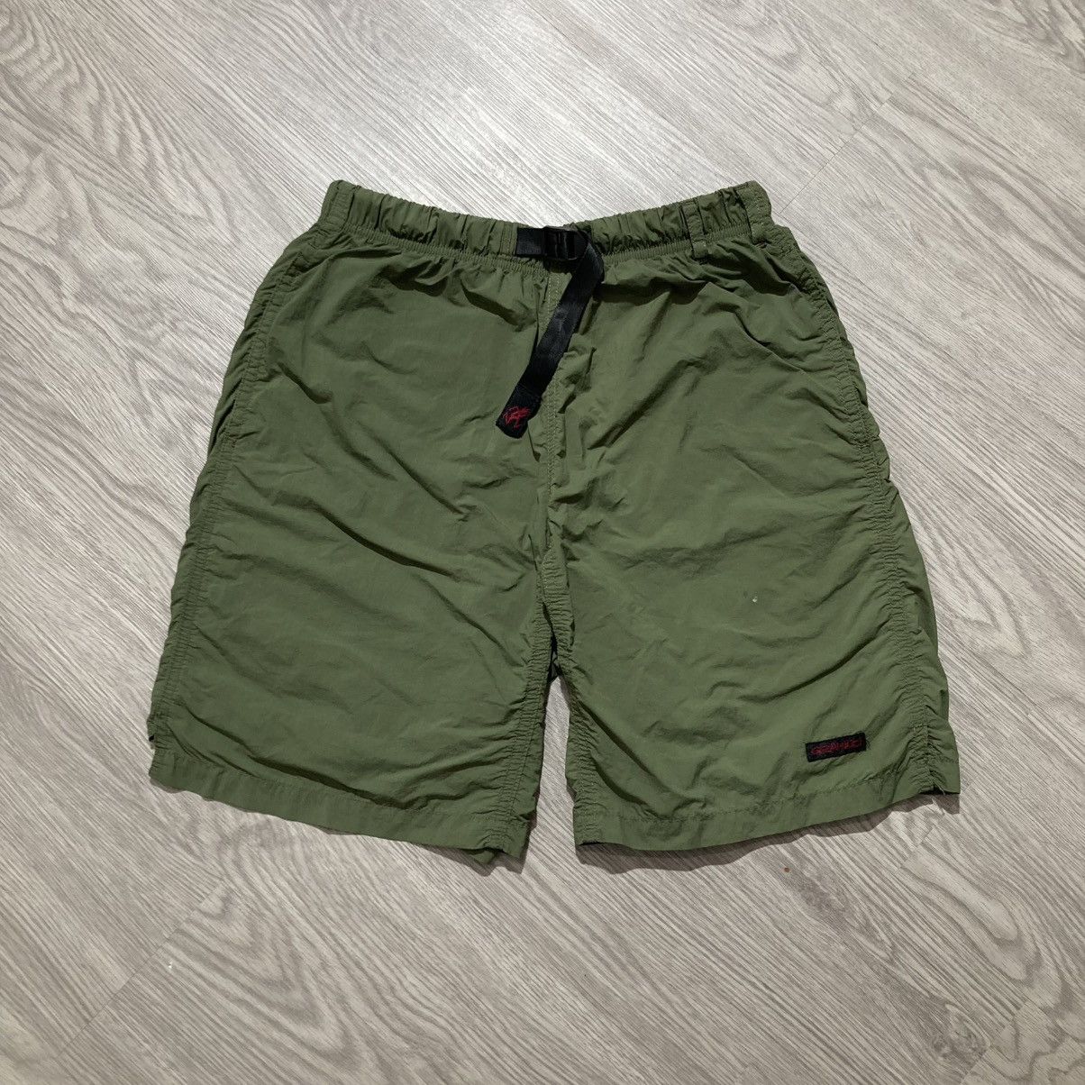 Gramicci Vintage Gramicci Nylon Utility Shortpants Outdoor Green Army Size US 27 - 1 Thumbnail