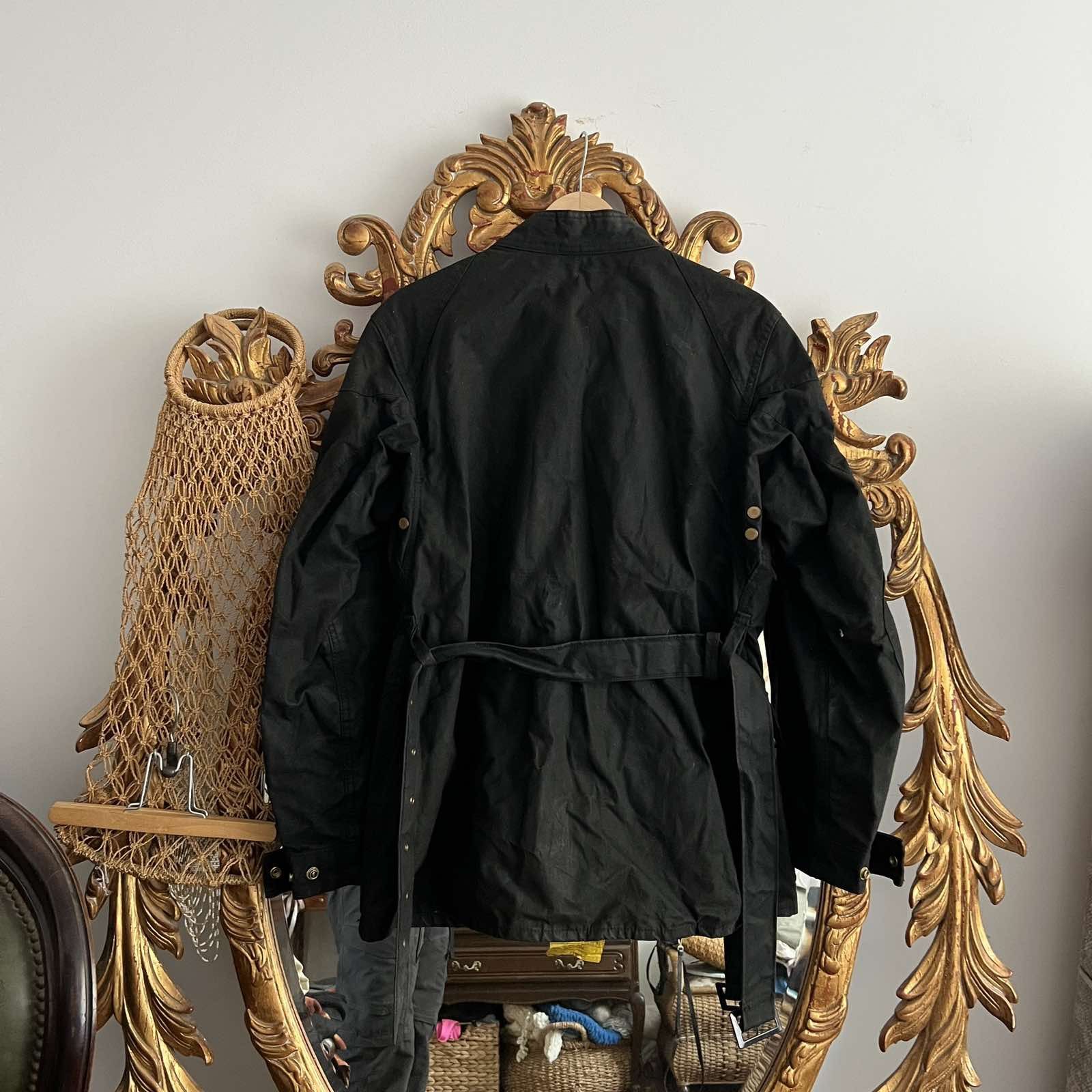 Belstaff Belstaff Wax Trialmaster Legend Black Jacket Sz M Size US M / EU 48-50 / 2 - 2 Thumbnail