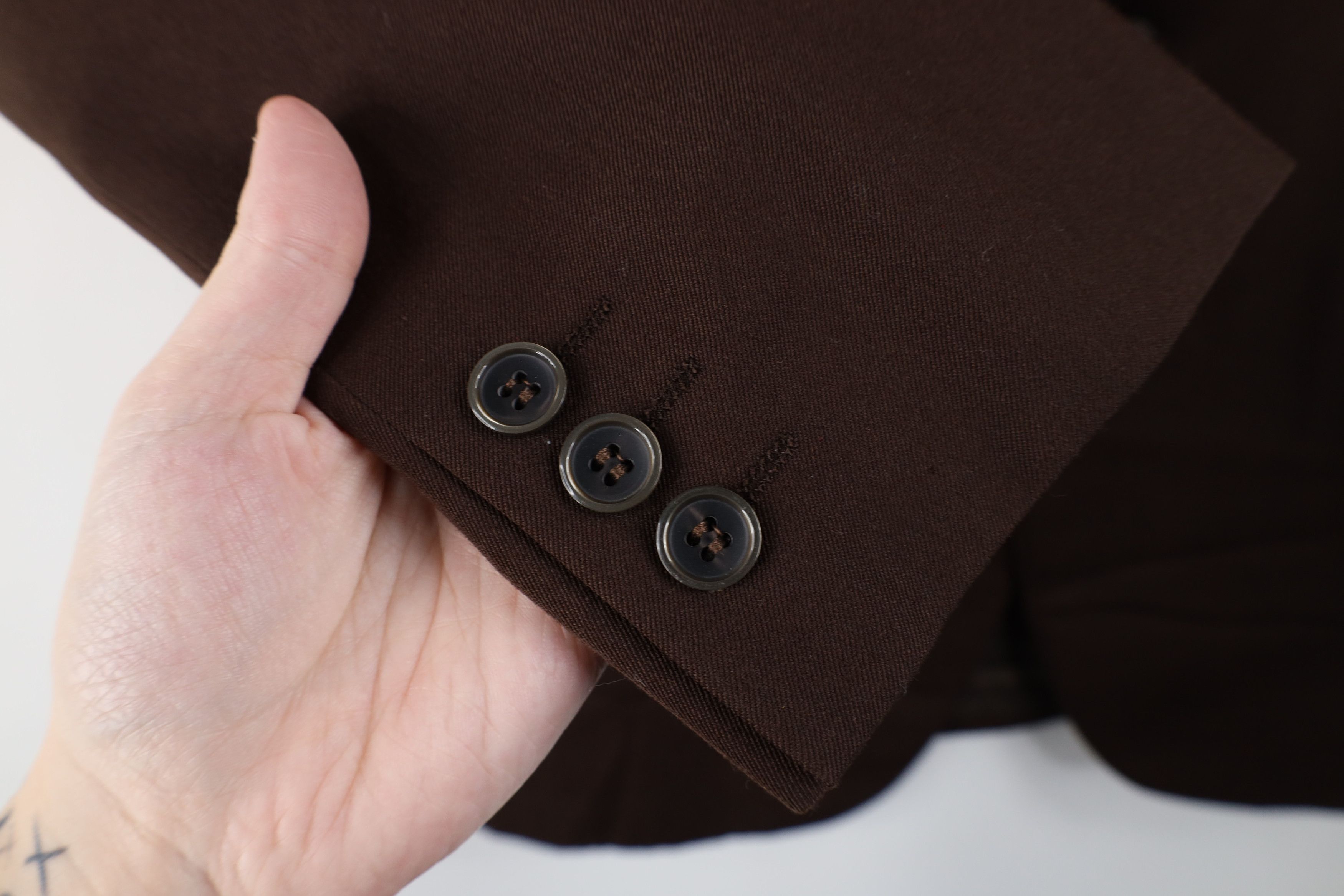 Vintage Deadstock Vintage 50s 60s Streetwear Blazer Jacket Brown Size US L / EU 52-54 / 3 - 6 Thumbnail