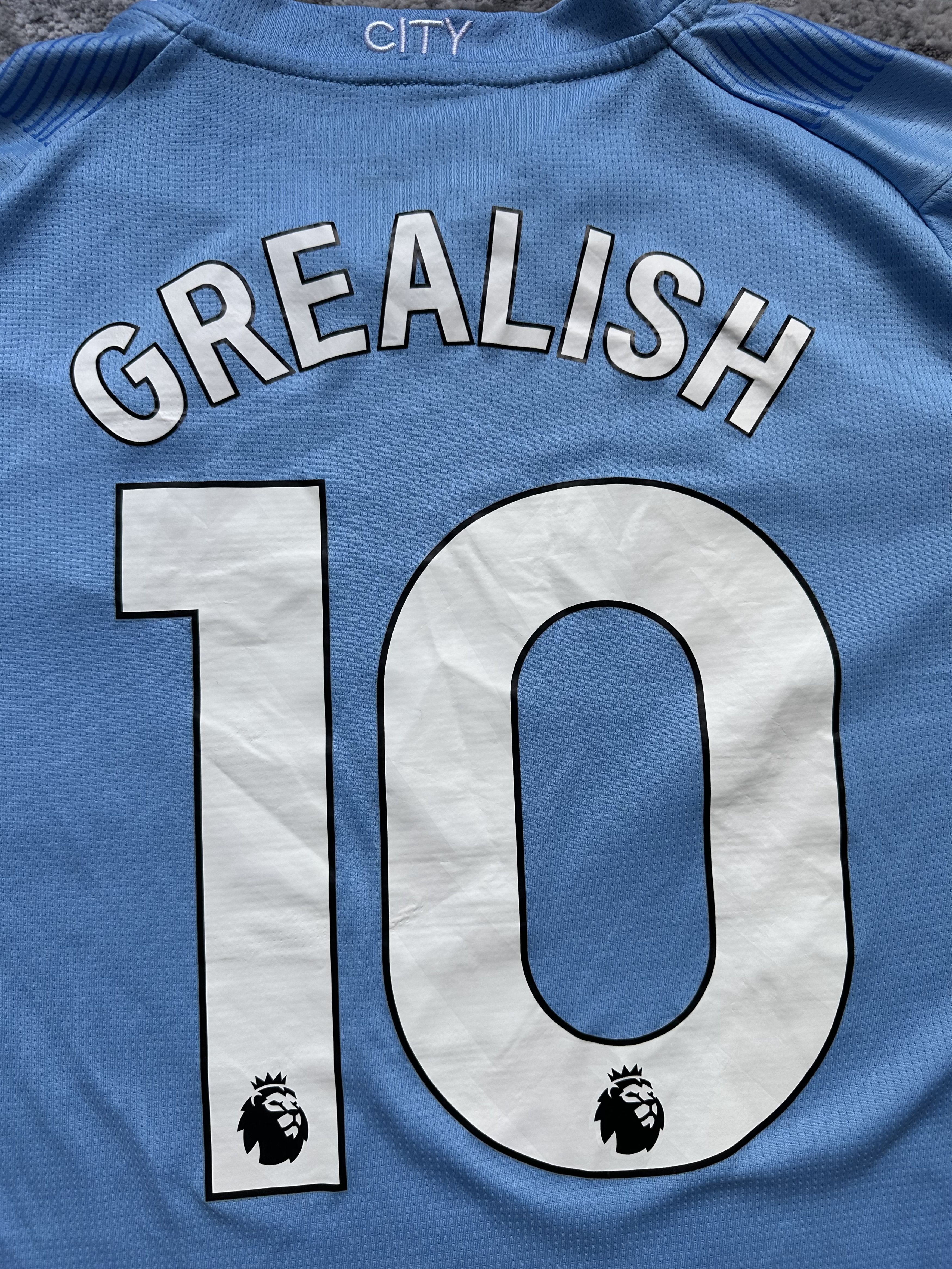 Puma Puma Manchester City Grealish Jersey Size US XL / EU 56 / 4 - 11 Thumbnail