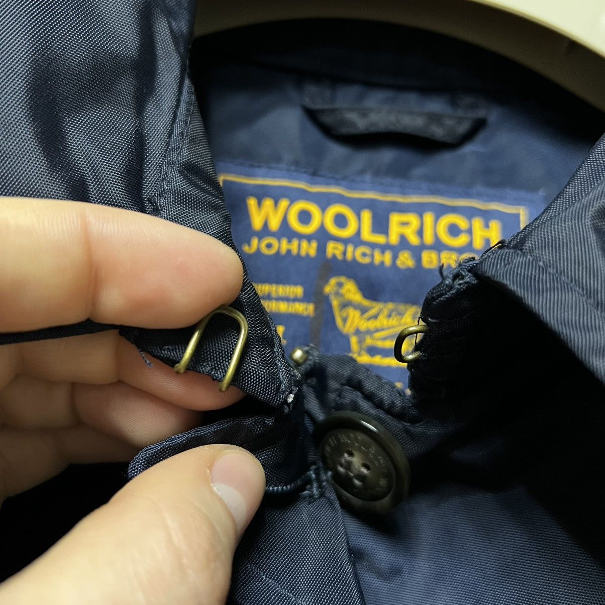 Woolrich Woolen Mills WOOLRICH Trench Coat For Women’s 100% Nylon Navy Size XS / US 0-2 / IT 36-38 - 14 Thumbnail