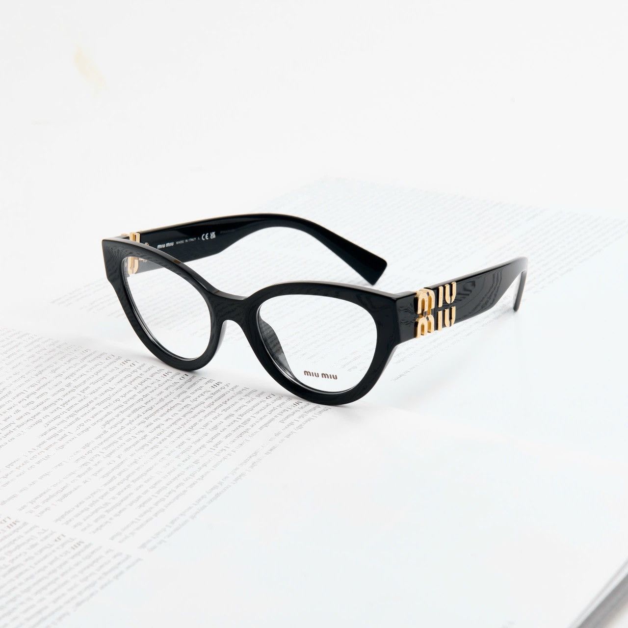 Miu Miu MIU MIU 0MU 01VV 1AB1O1 GLASSES Size ONE SIZE - 1 Thumbnail