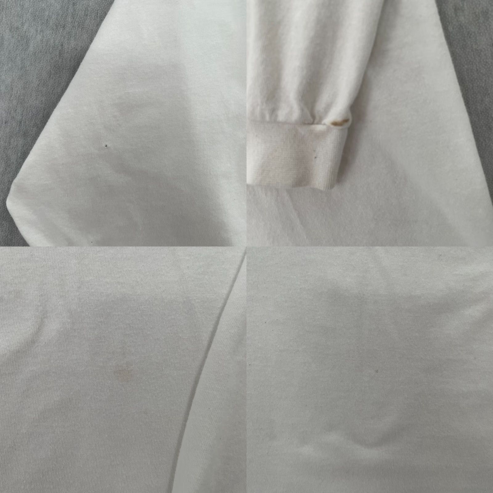 Nike VINTAGE Nike Shirt Adult XL White Long Sleeve Crew Neck Center Logo Mens Y2K Size US XL / EU 56 / 4 - 8 Thumbnail