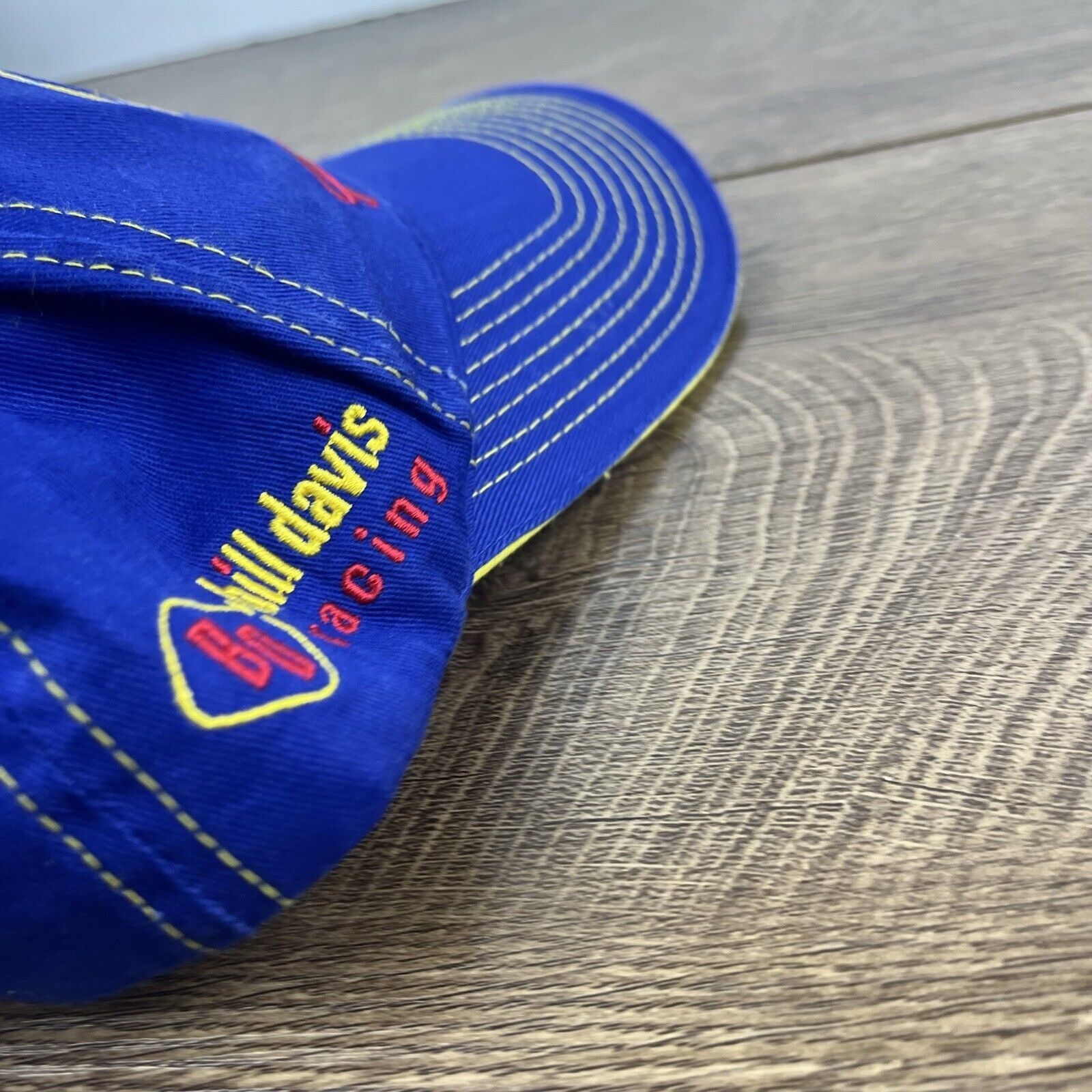 Other Bill Davis Racing Hat NASCAR Racing Hat Blue Cap Adjustable Size ONE SIZE - 13 Thumbnail