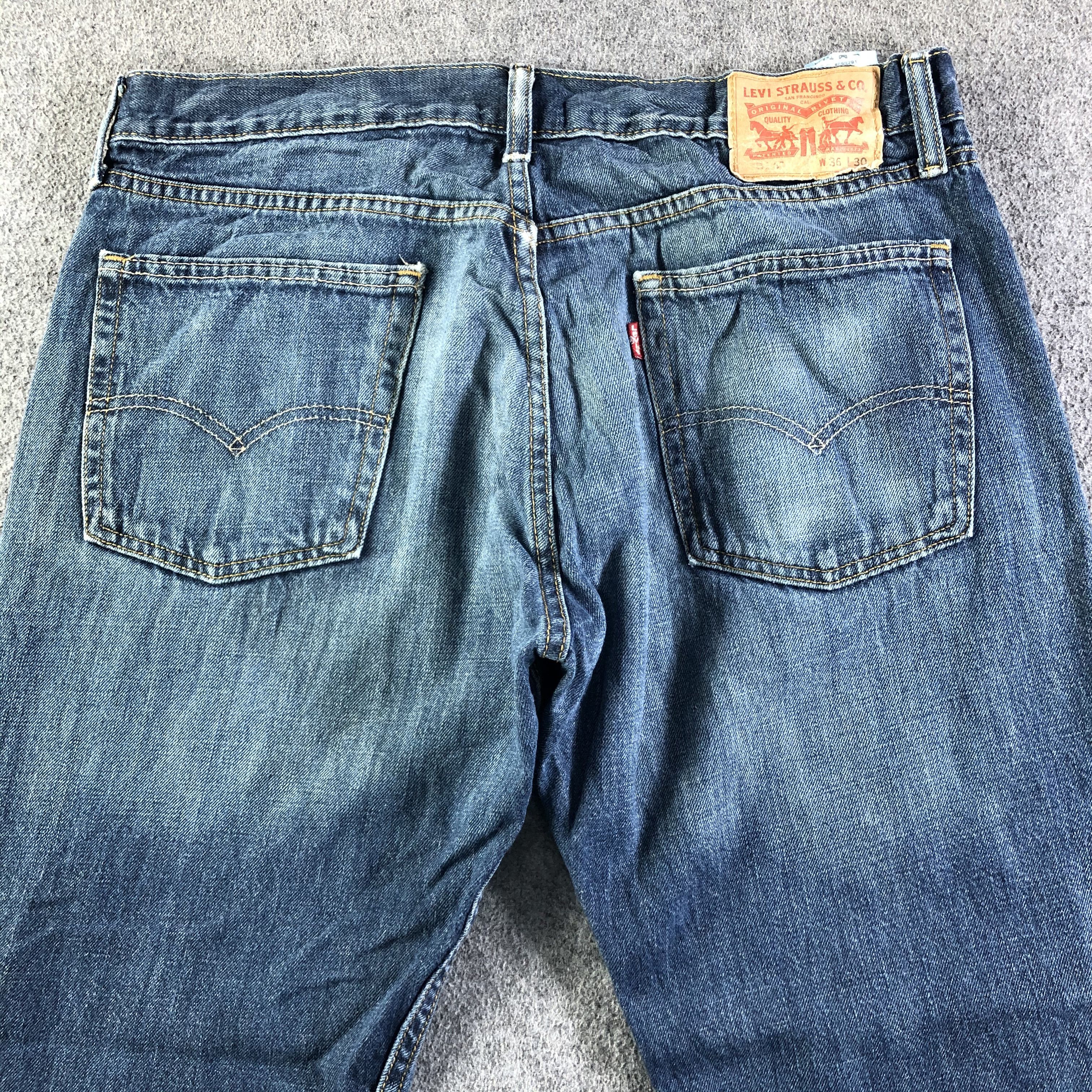 Levi's Vintage Blue Wash Levis 514 Jeans-J4116 Size US 36 / EU 52 - 4 Thumbnail