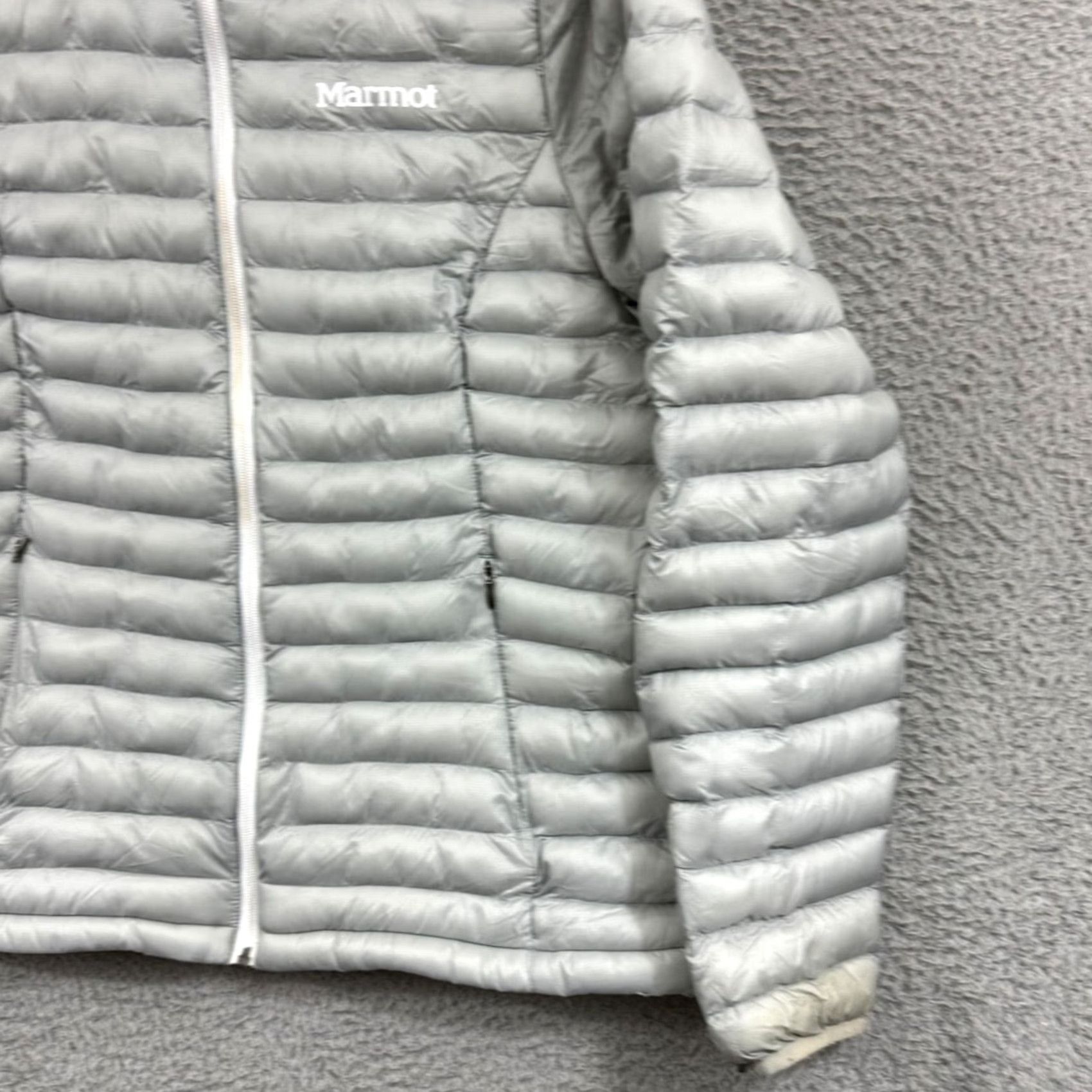 Marmot Marmot Echo Featherless Jacket Women’s Large Gray Puffer Quilted Zip Thinsulate Size L / US 10 / IT 46 - 5 Thumbnail